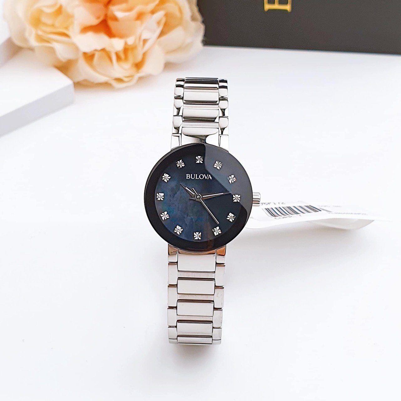 (ĐỒNG HỒ NỮ) Bulova 96P172 Modern Diamond Watch 26mm