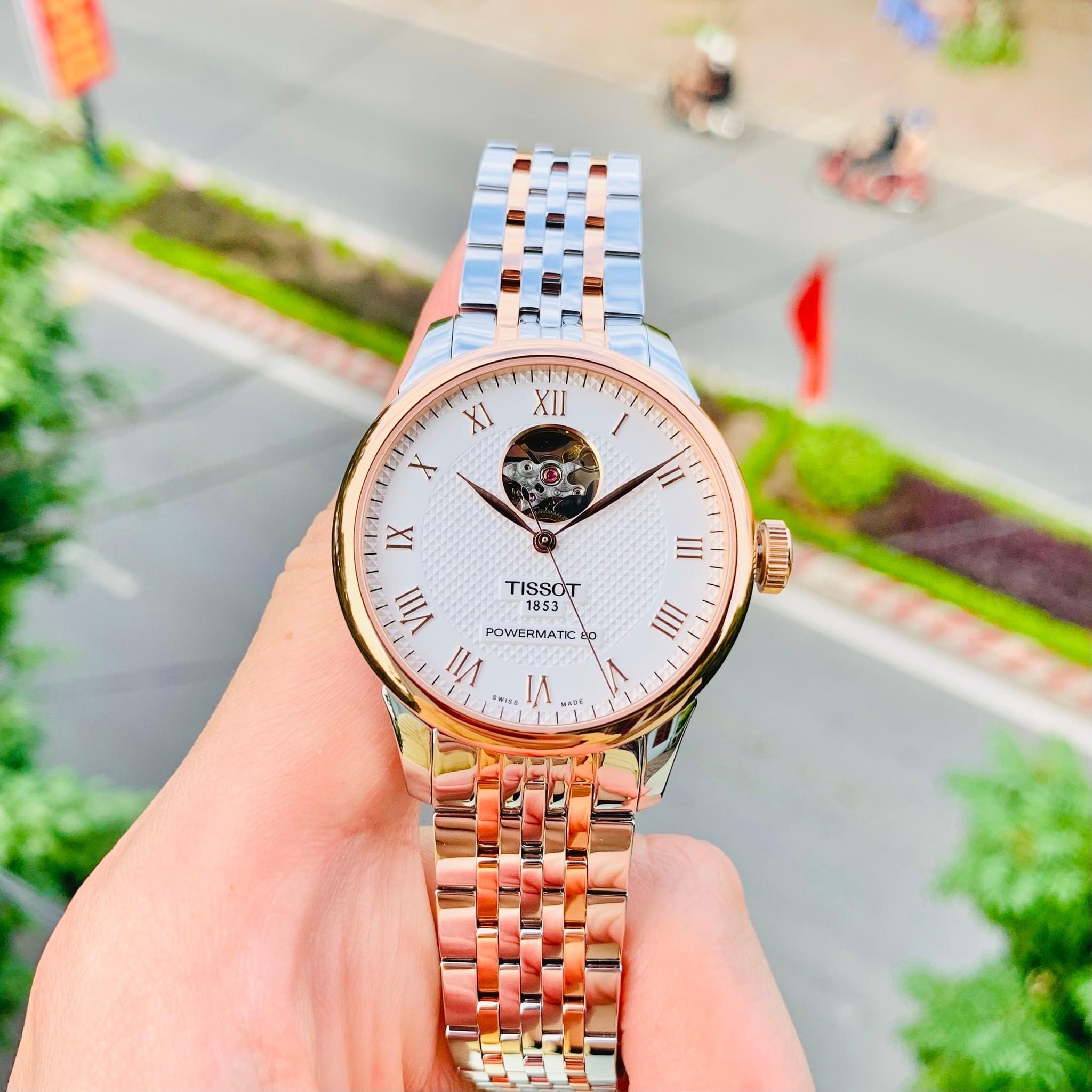 (ĐỒNG HỒ NAM) (New) Tissot Le Locle Powermatic 80 OpenHeart T006.407.22.033.02 ( T0064072203302 ) 39.3mm