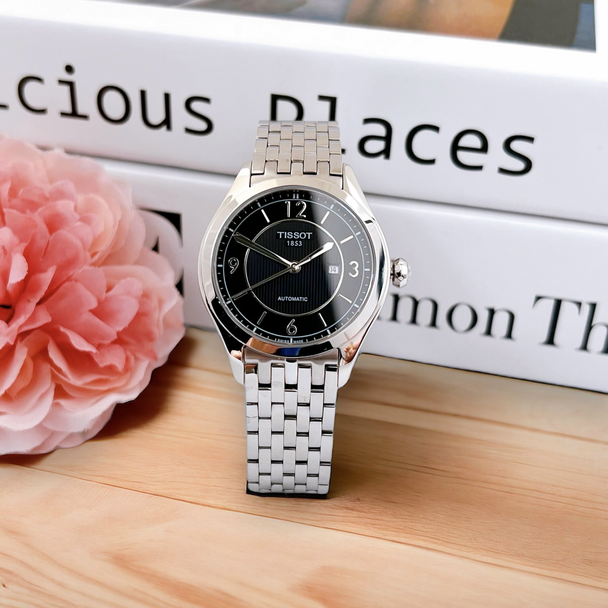 (ĐỒNG HỒ NỮ) Tissot T-Classic T-One Ladies Automatic Watch T038.207.11.057.01 (T0382071105701) 33mm