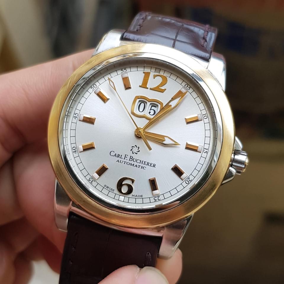 [Deal Lướt] Carl.F.Bucherer Patravi Big Date 18K Hàng Hiếm Lịch Lãm