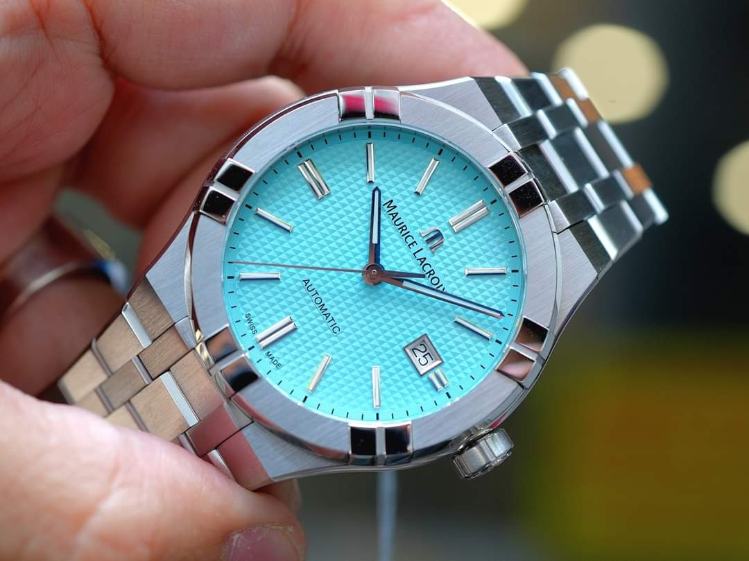 Ảnh 3 của (ĐỒNG HỒ NAM) (New) MAURICE LACROIX AIKON AI6008-SS00F-431-C (AI6008SS00F431C) KÈM DÂY CAO SU 42MM