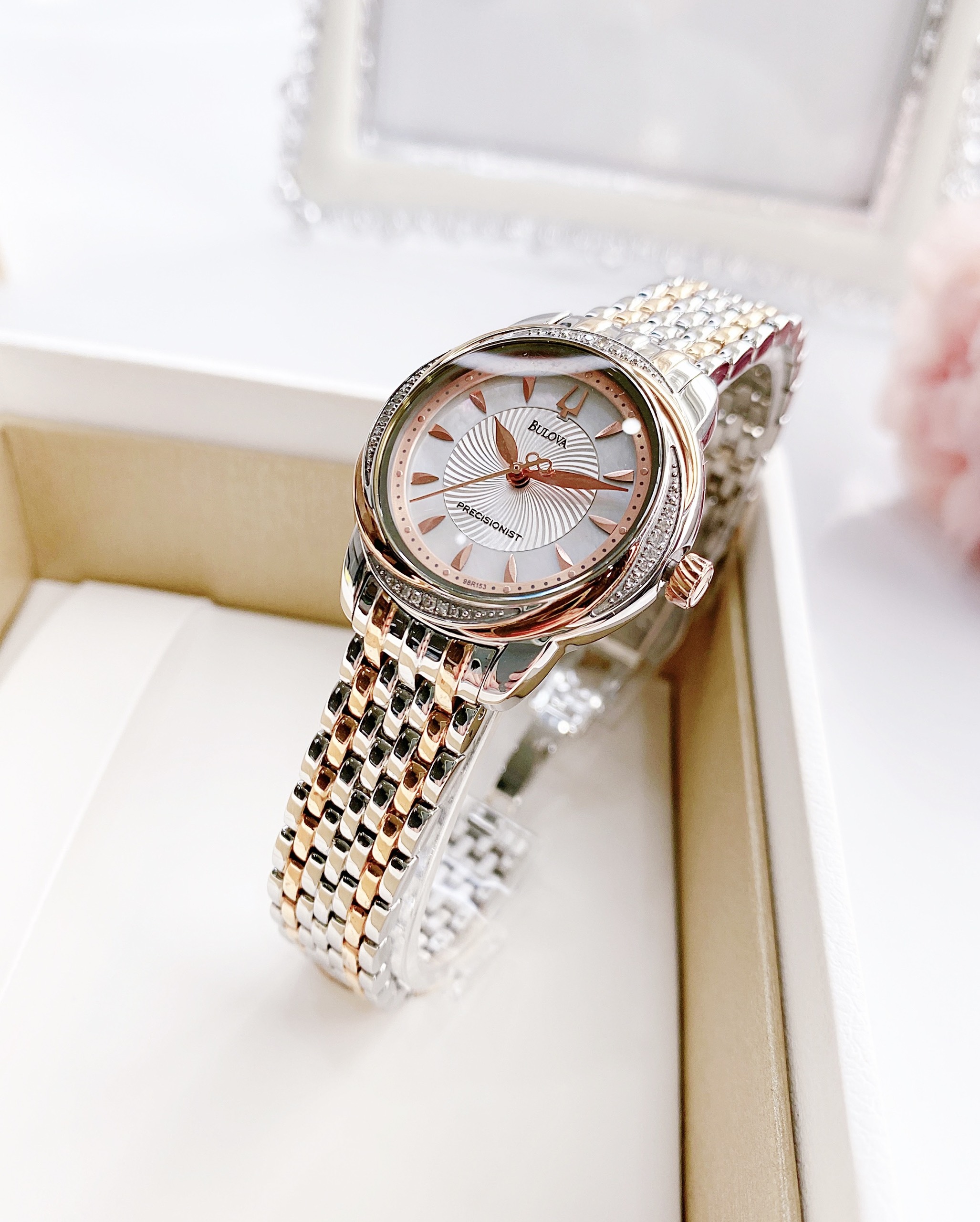 (ĐỒNG HỒ NỮ) BULOVA PRECISIONIST BRIGHTWATER 98R153 31mm