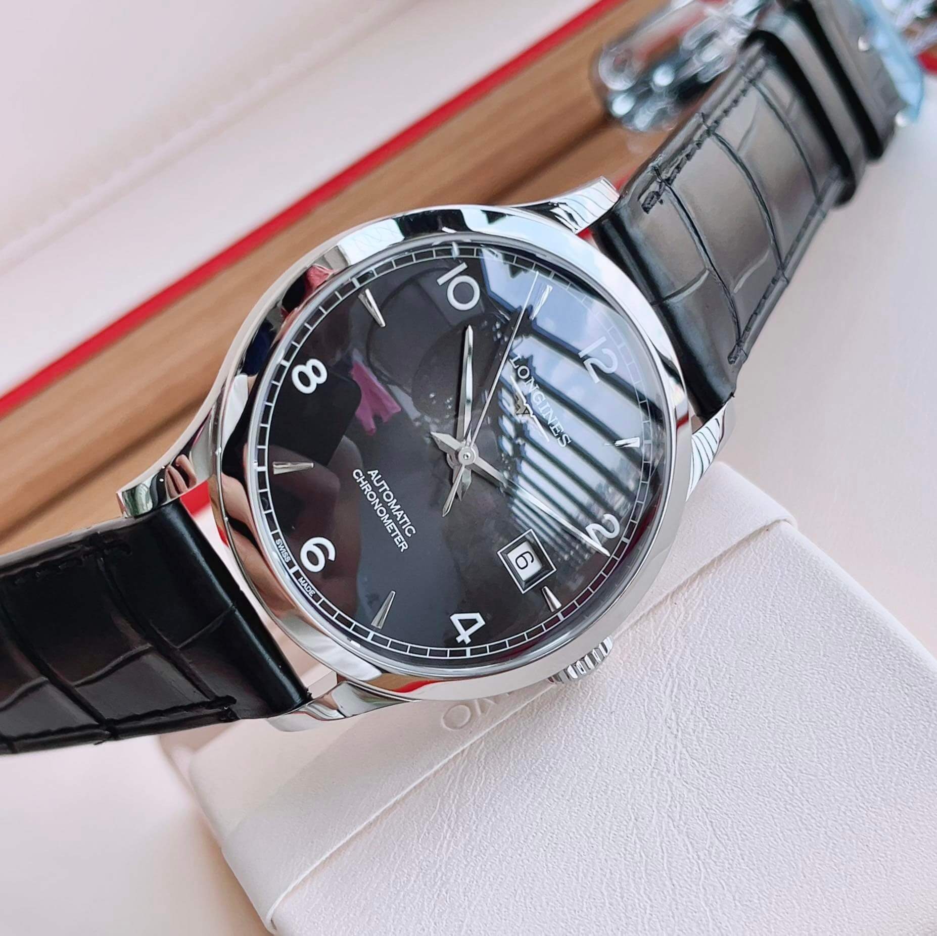 Ảnh 2 của ĐỒNG HỒ NAM (New) LONGINES RECORD COLLECTION L2.820.4.56.2 (L28204562) 38.5MM