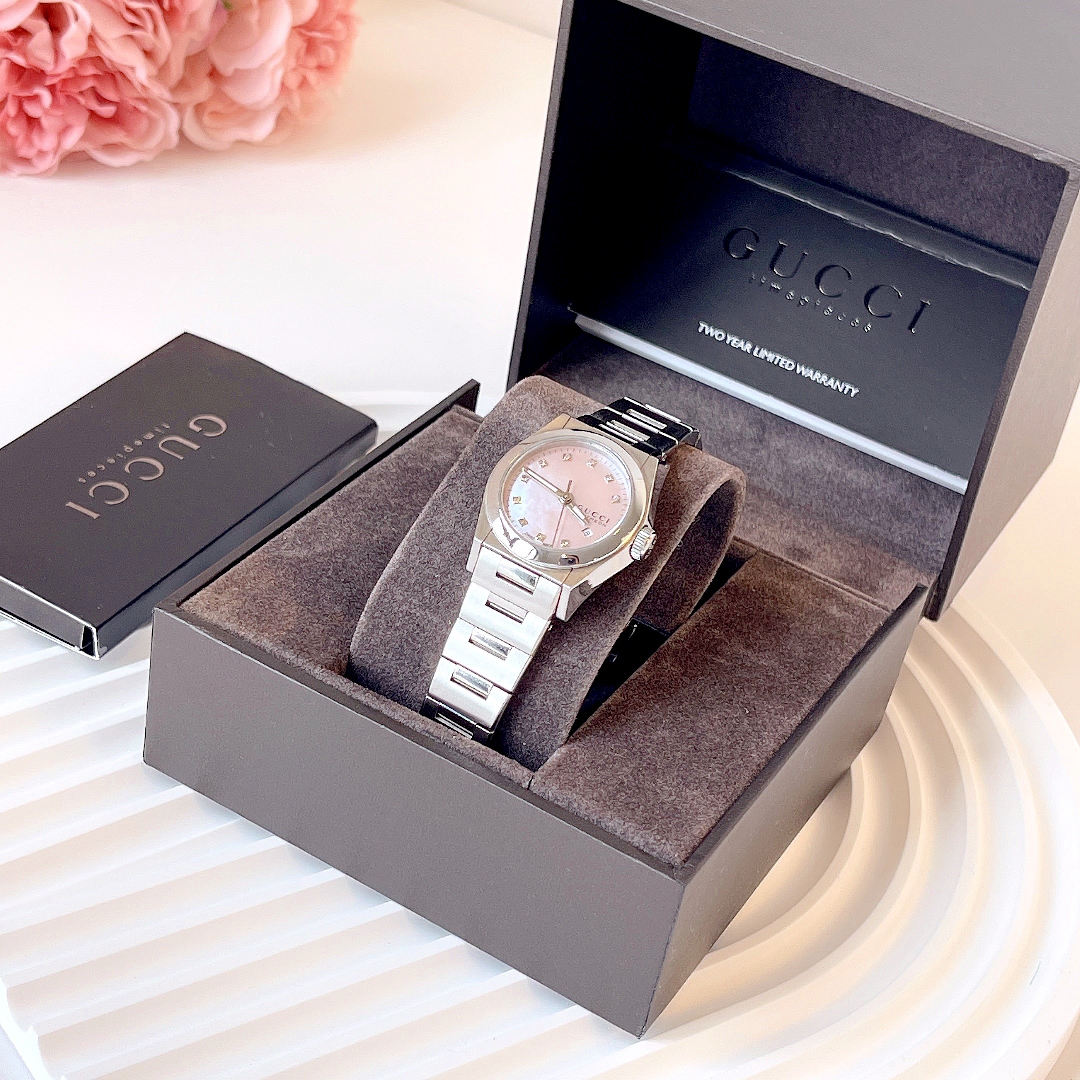 (ĐỒNG HỒ NỮ) Gucci YA115503 Gucci 115 Pantheon women’s dress 28mm