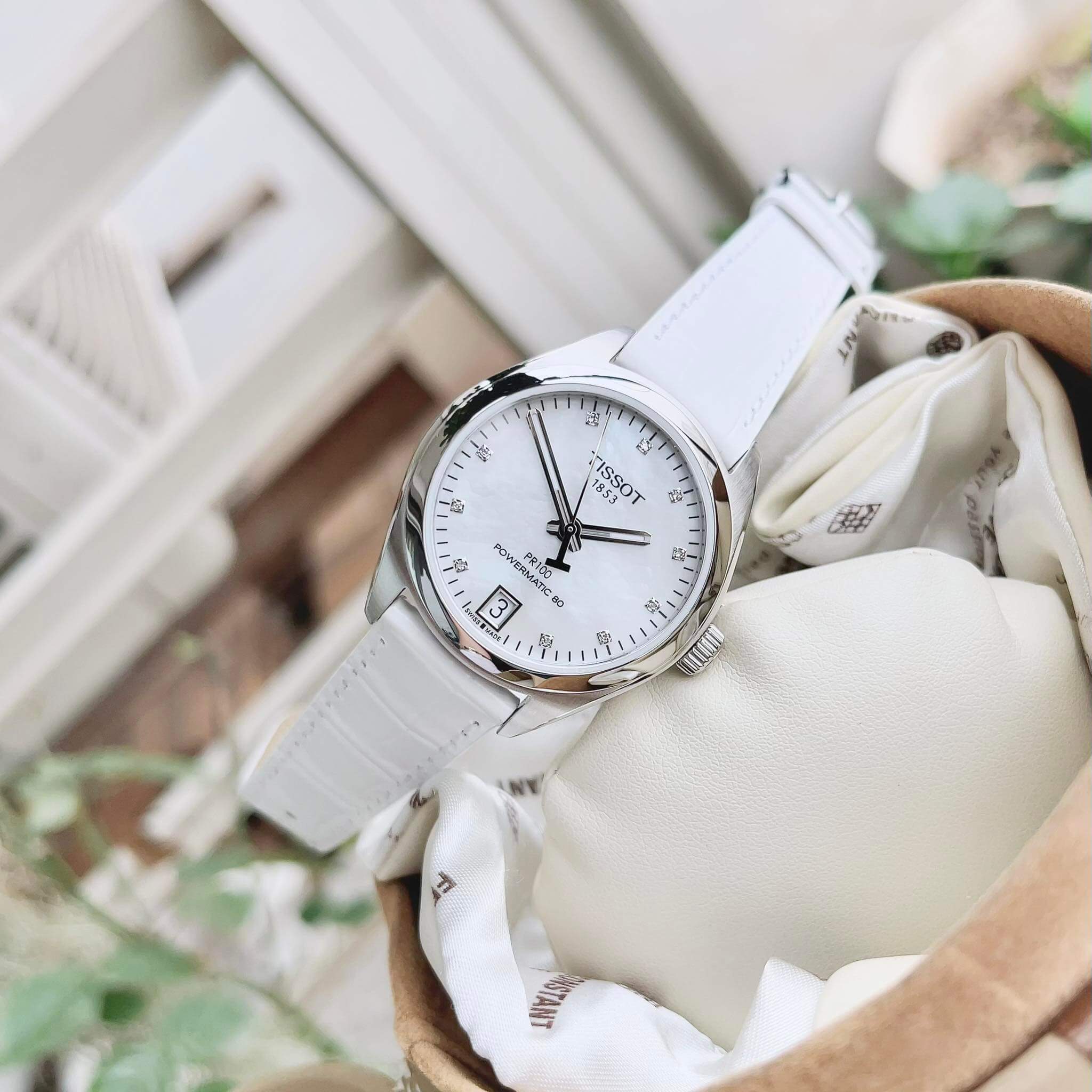 (ĐỒNG HỒ NỮ) Tissot PR100 Powermatic 80 Lady T101.207.16.116.00 ( T1012071611600) 33mm