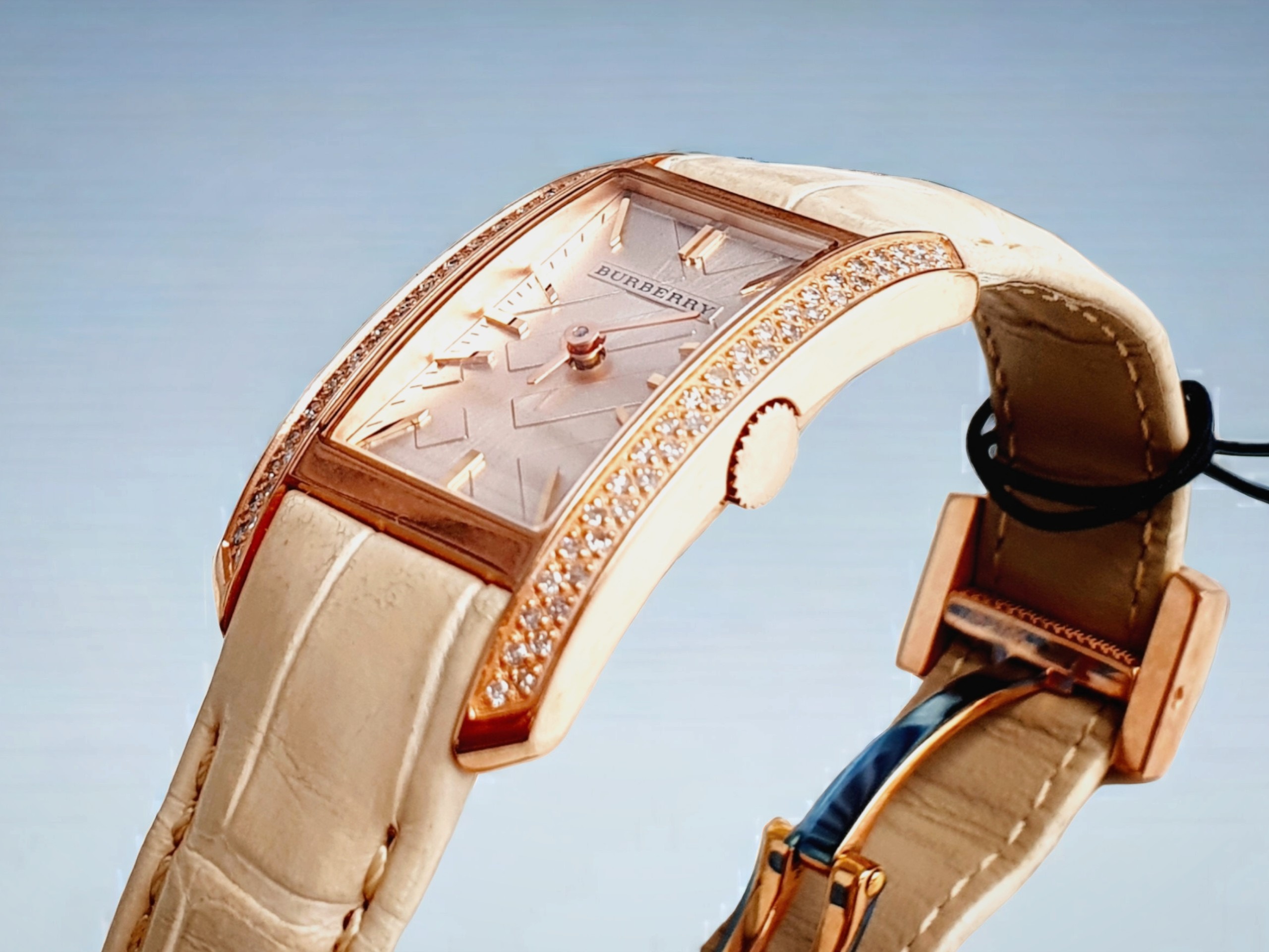 Ảnh 5 của (ĐỒNG HỒ NỮ) Burberry The Pioneer BU1119 20mm Limited Edition Diamond Bezel Women's Watch