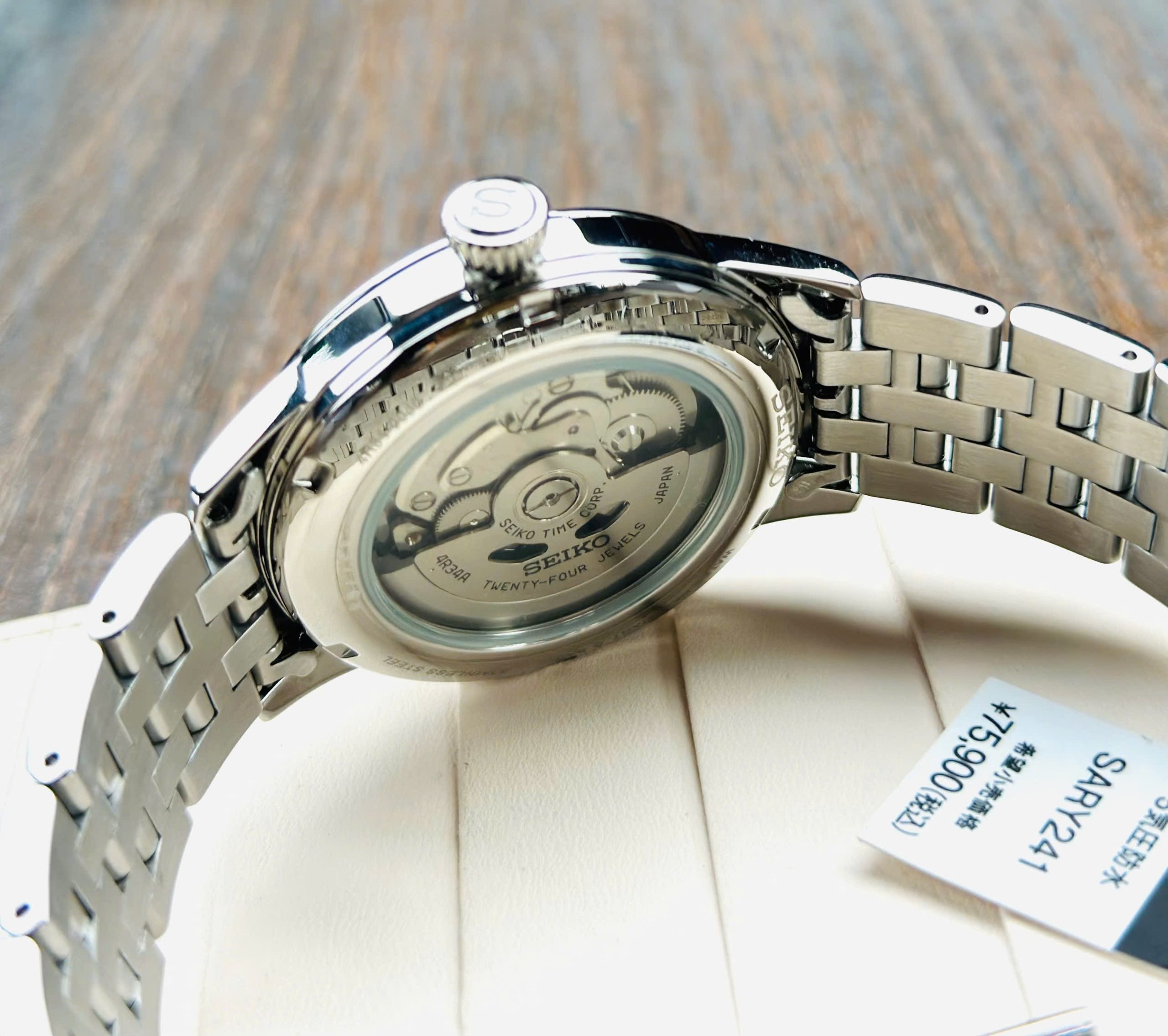 Ảnh 8 của (ĐỒNG HỒ NAM) Seiko Automatic SARY241 Presage Cocktail Time GMT 40.5mm