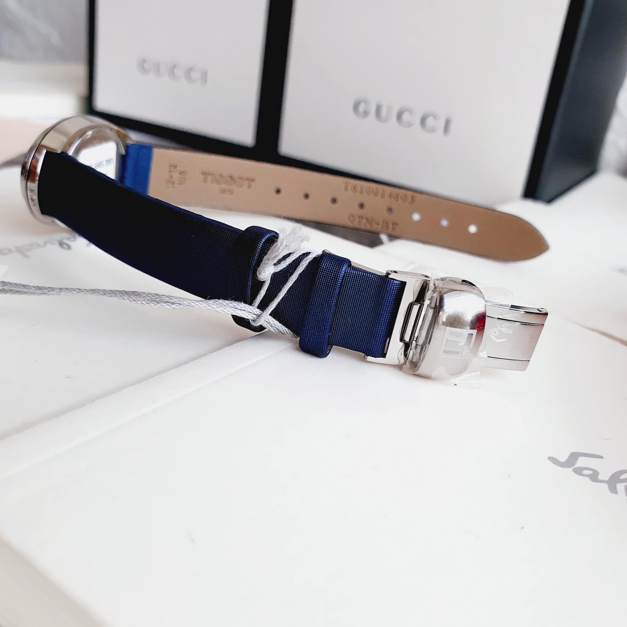 Ảnh 6 của (ĐỒNG HỒ NỮ) Tissot T-Trend T03.1.235.80 (T03123580 ) Blue Sapphire Watch 30mm
