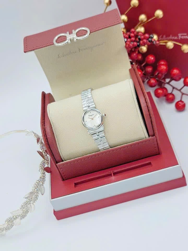 (ĐỒNG HỒ NỮ) Salvatore Ferragamo Gancini Horizontal Women's Watch SFMC00121