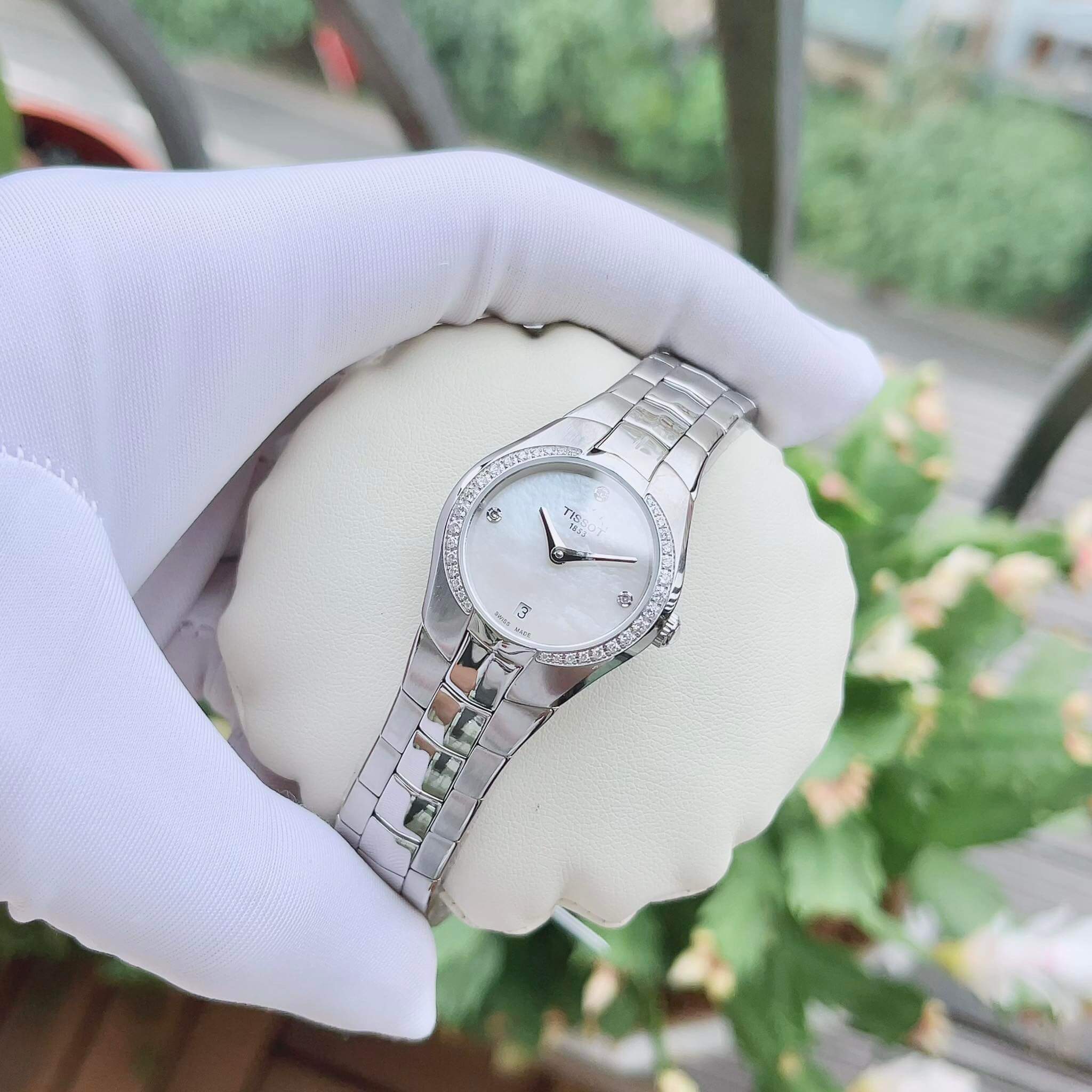 Ảnh 2 của (ĐỒNG HỒ NỮ) Tissot T-round T096.009.61.116.00 (T0960096111600 ) 26MM
