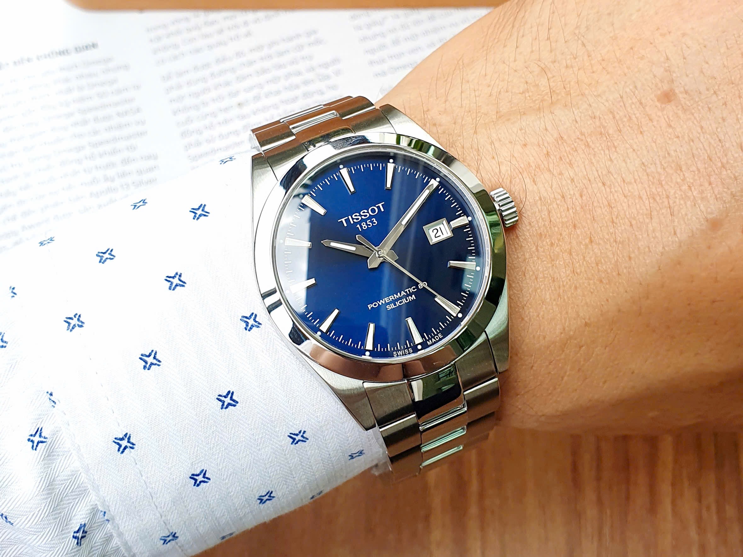 Ảnh 2 của ( ĐỒNG HỒ NAM ) Tissot Gentleman Powermatic 80 Silicium T127.407.11.041.00 ( T1274071104100  ) 40mm