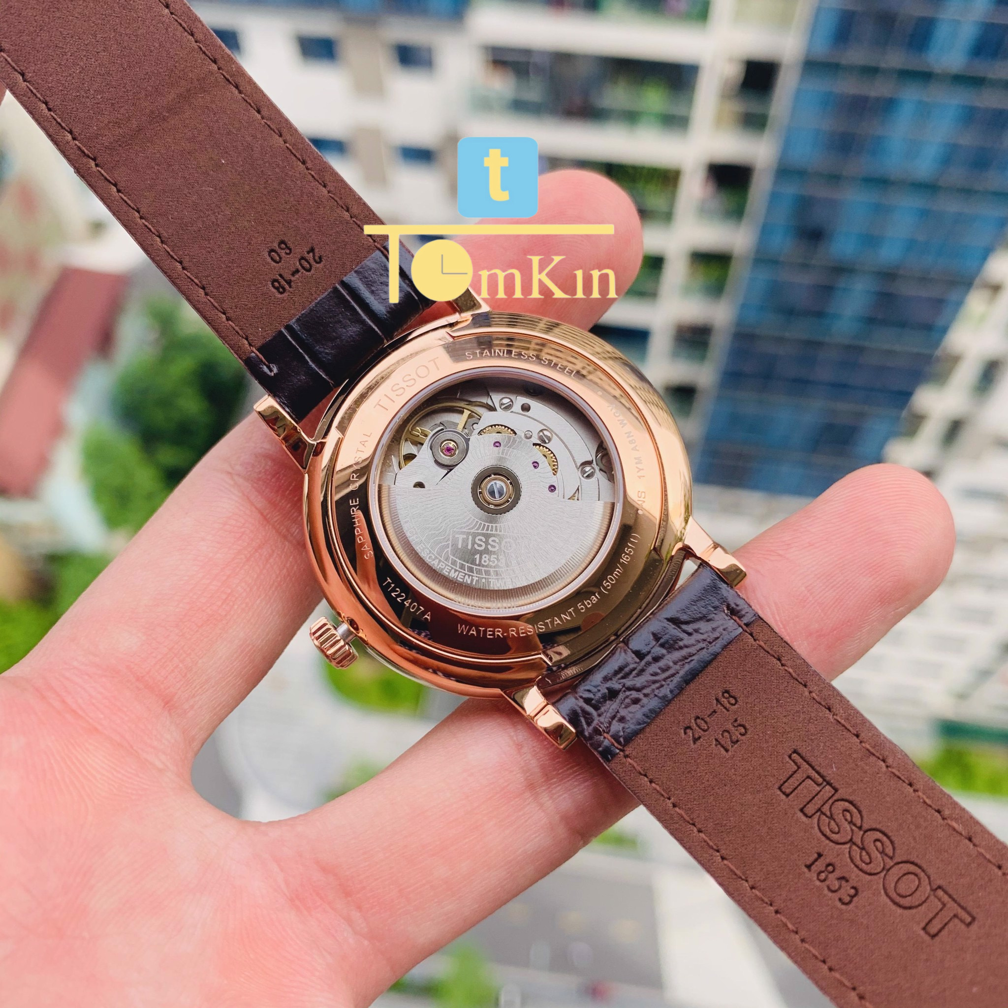 Ảnh 5 của Tissot Automatic Carson Powermatic80 T122.407.36.031.00 ( T1224073603100 )