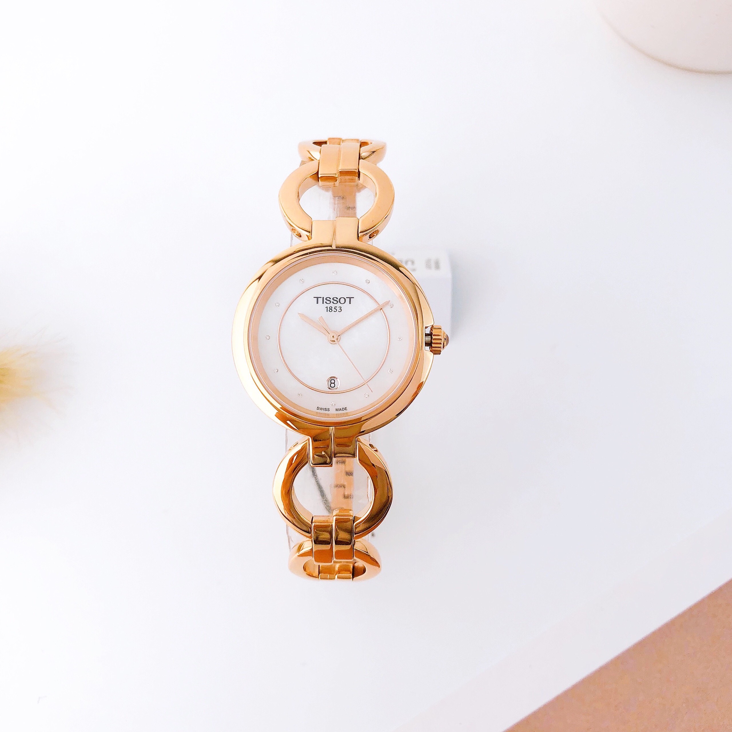 ĐỒNG HỒ NỮ TISSOT Flamingo T094.210.33.116.01 Diamond Watch 26mm