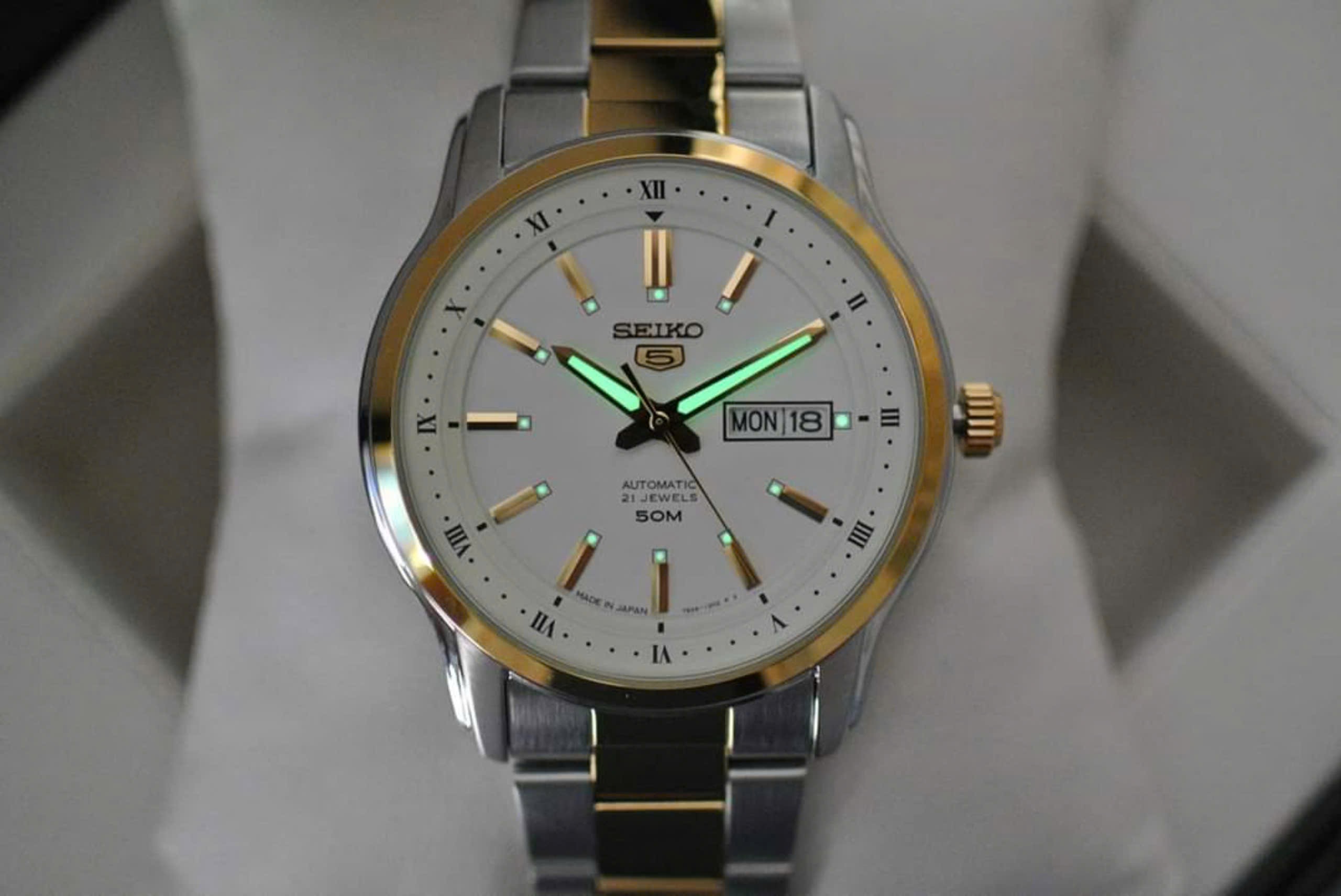 Ảnh 3 của (ĐỒNG HỒ NAM) Seiko 5 SNKP14J1 ( SNKP14 ) 42mm