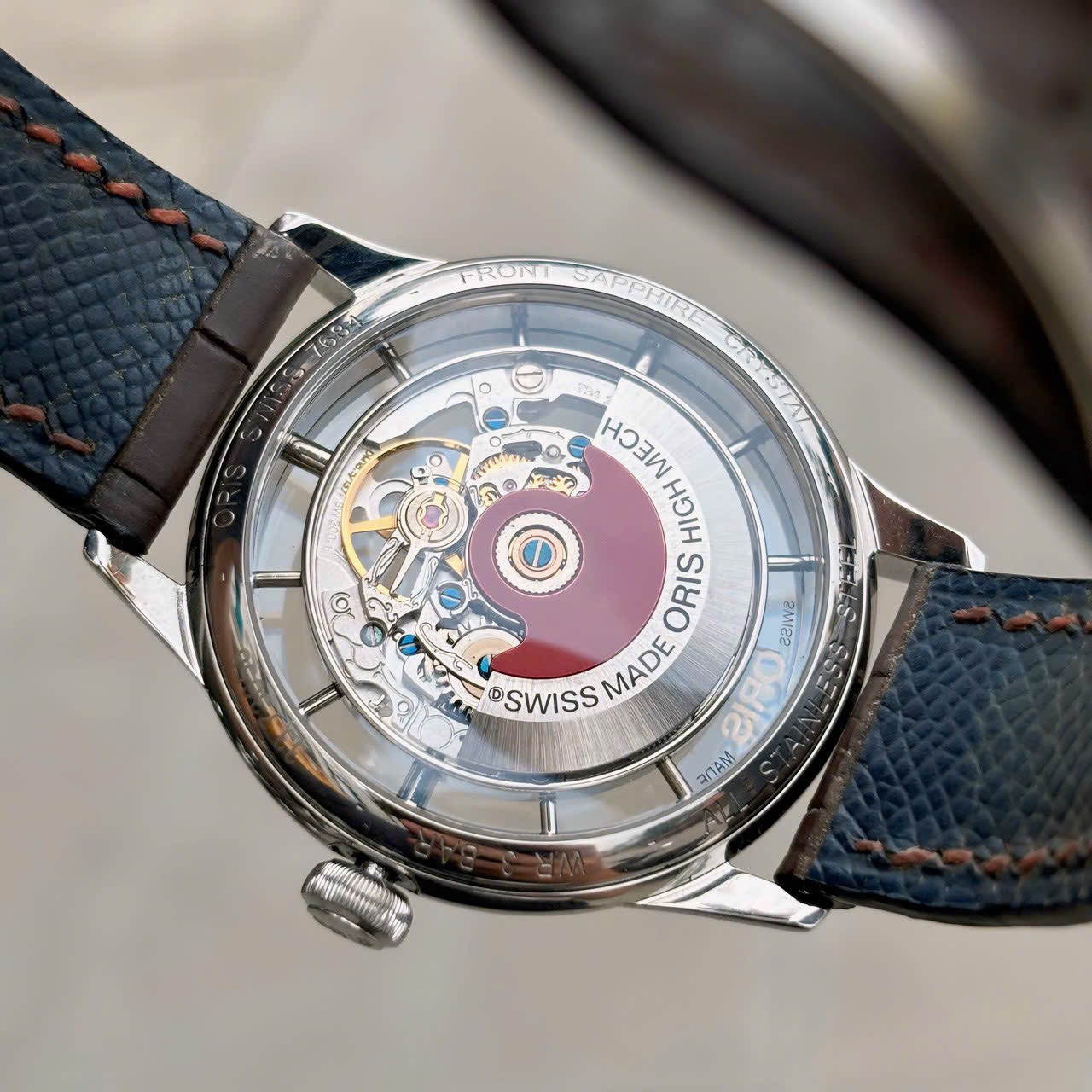 Ảnh 4 của (DEAL LƯỚT) (ĐỒNG HỒ NAM) Oris Artelier Skeleton 01 734 7684 4051-07 1 21 74FC 40.5mm