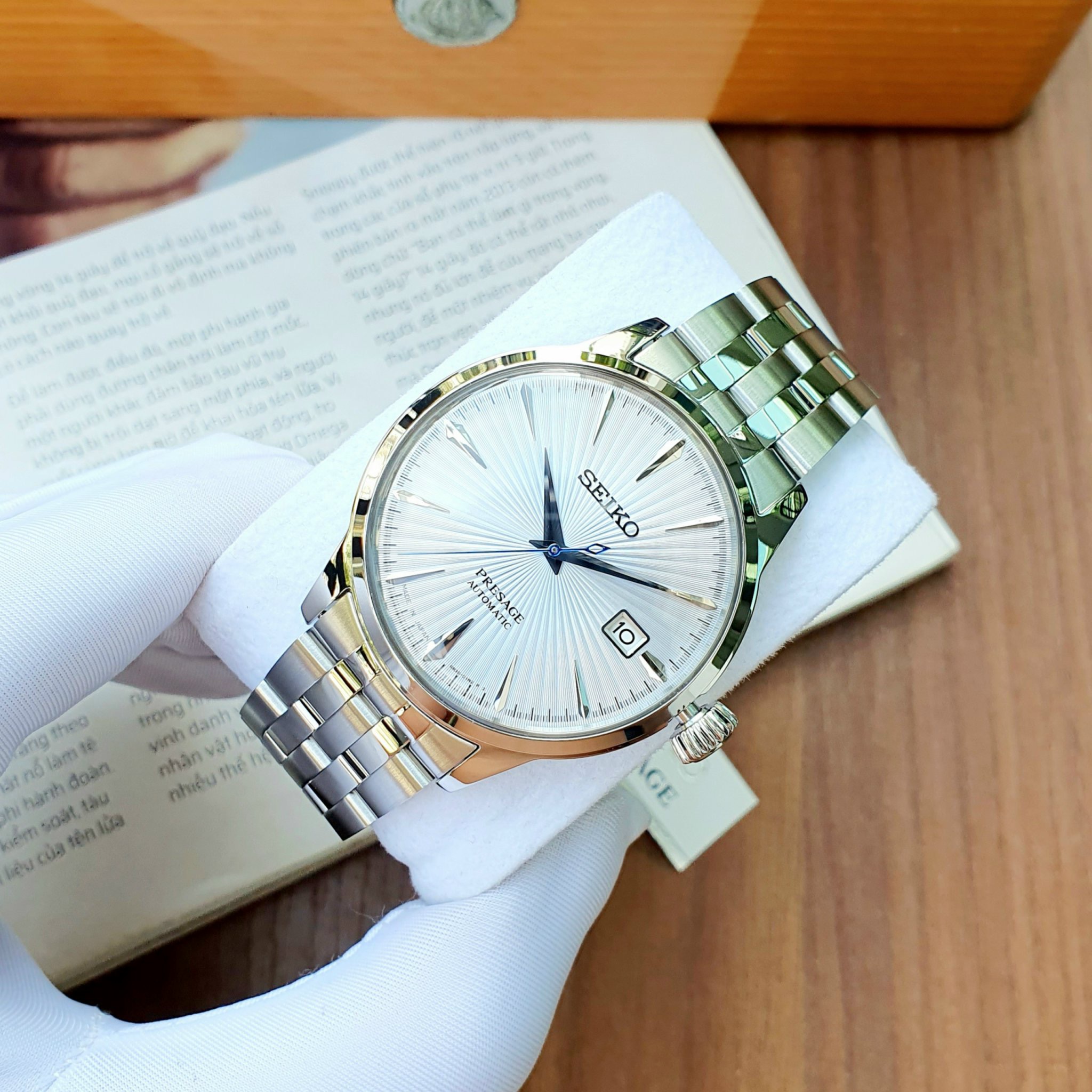 Ảnh 3 của (ĐỒNG HỒ NAM) Seiko Cocktail Automatic SRPE19J1 40.5mm