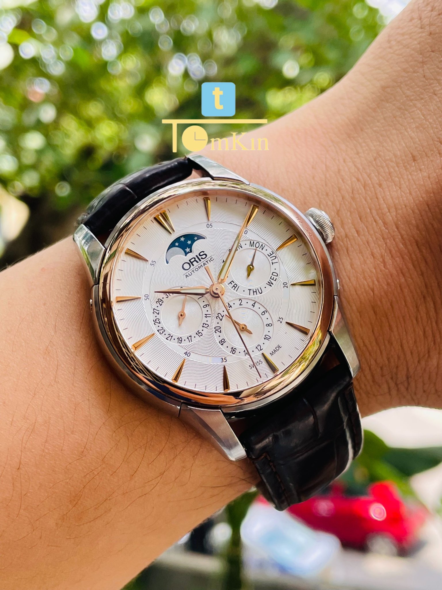 Ảnh 3 của [ORIS] Oris vàng 18k Artelier Complication 58175926351LS