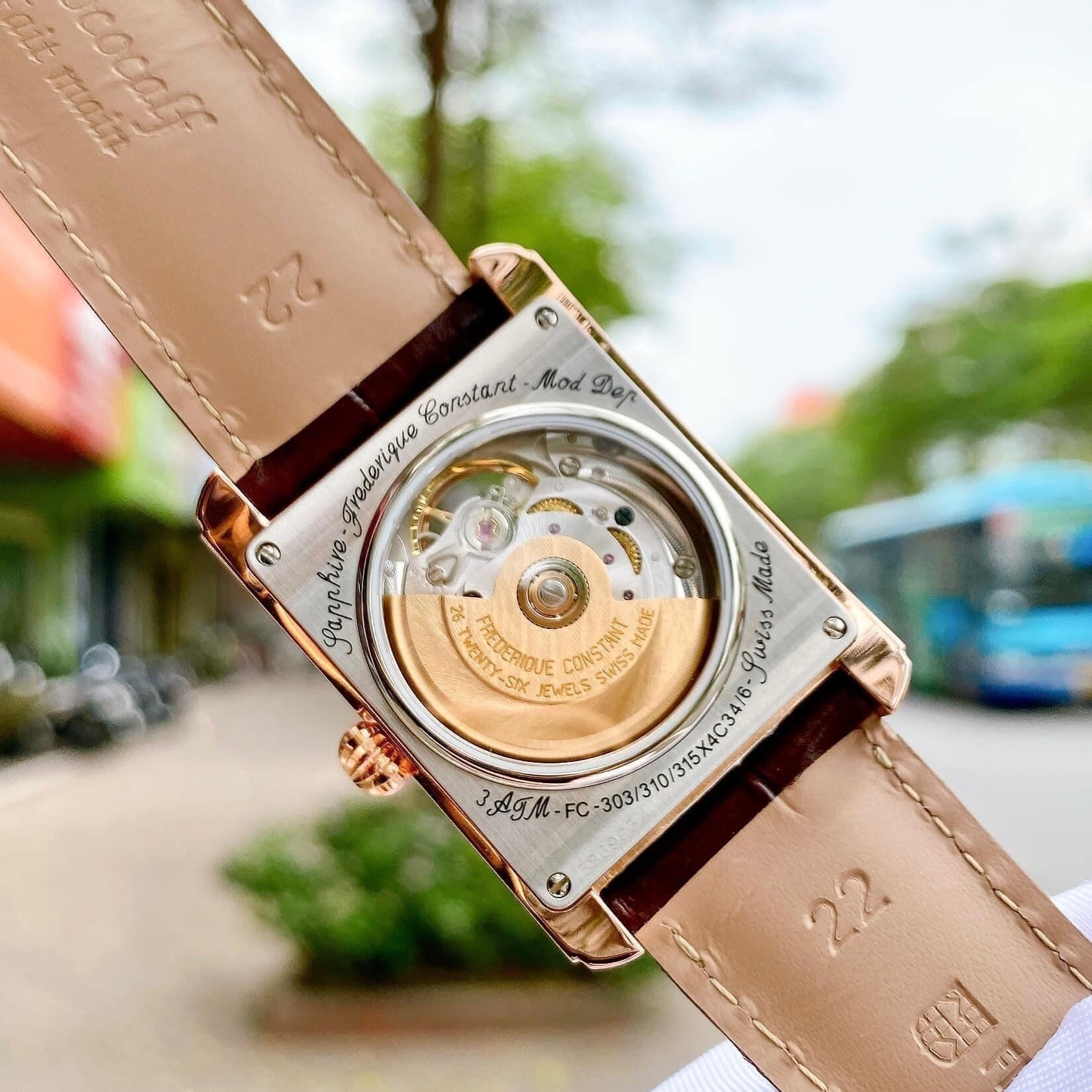 Ảnh 7 của (ĐỒNG HỒ ĐÔI) (New) Đồng hồ Frederique Constant Classics Carree FC-310MC4S34 (FC310MC4S34)(310MC4S34) và FC-200MC14 (FC200MC14) (200MC14)