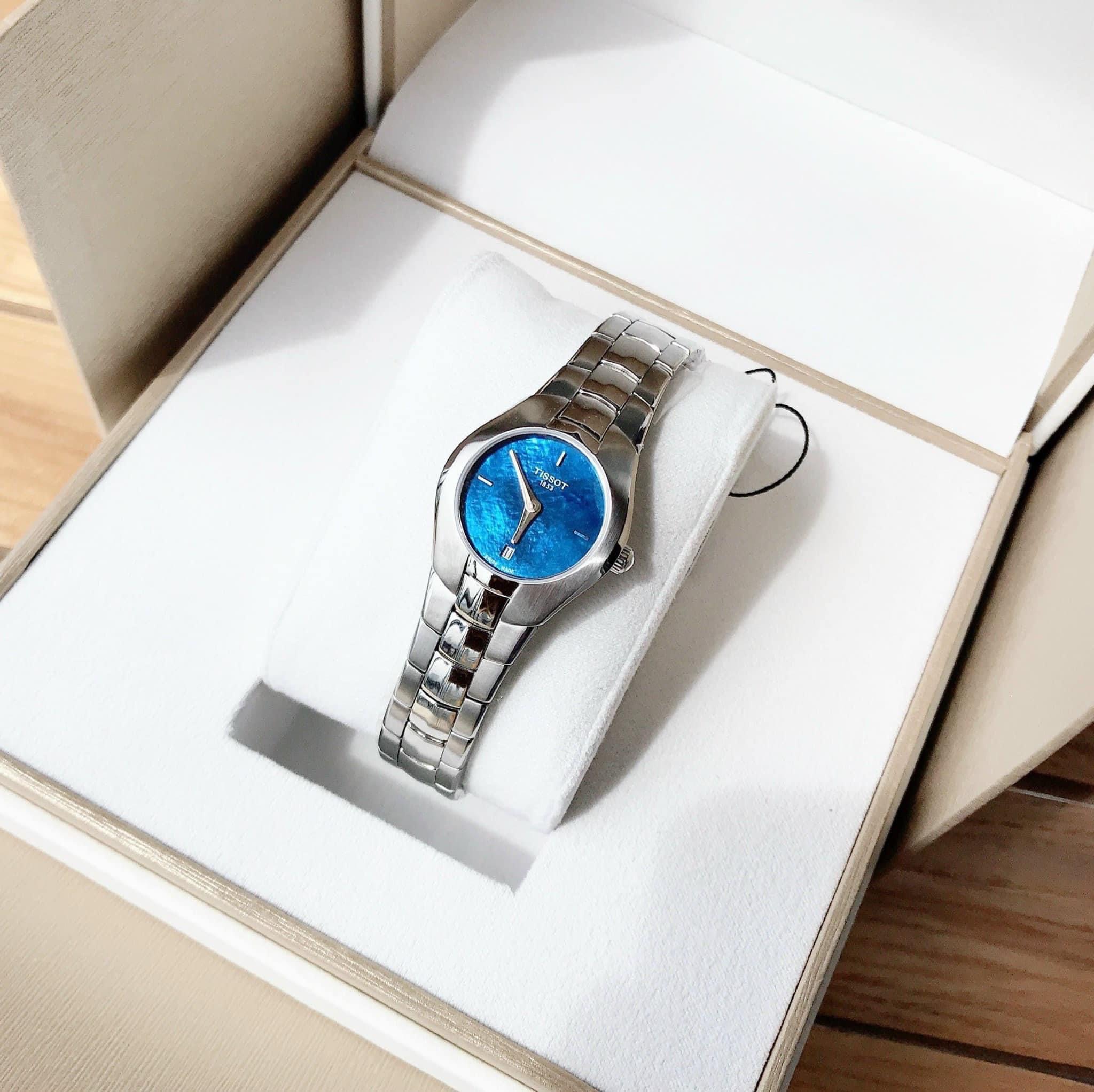 Ảnh 2 của [TISSOT NỮ] TISSOT T Trend T Round Blue Dial Ladie Watch T0960091113100 ( T096.009.11.131.00)