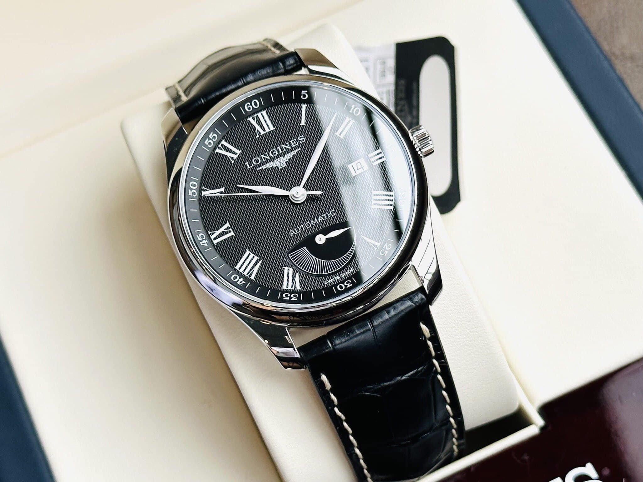 Ảnh 2 của (ĐỒNG HỒ NAM) (NEW) Longies Automatic L2.908.4.51.7 Master Collection ( L29084517 ) 40mm