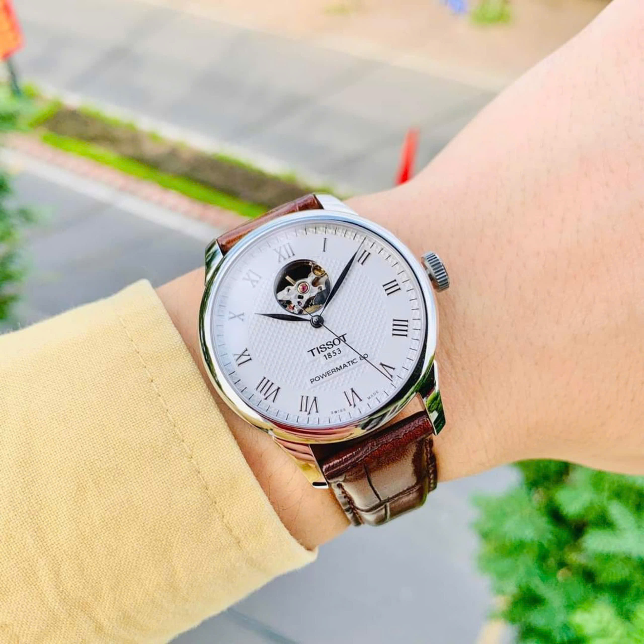Ảnh 5 của (ĐỒNG HỒ NAM) TISSOT LE LOCLE POWERMATIC 80 OPEN HEART T006.407.16.033.01 (T0064071603301)