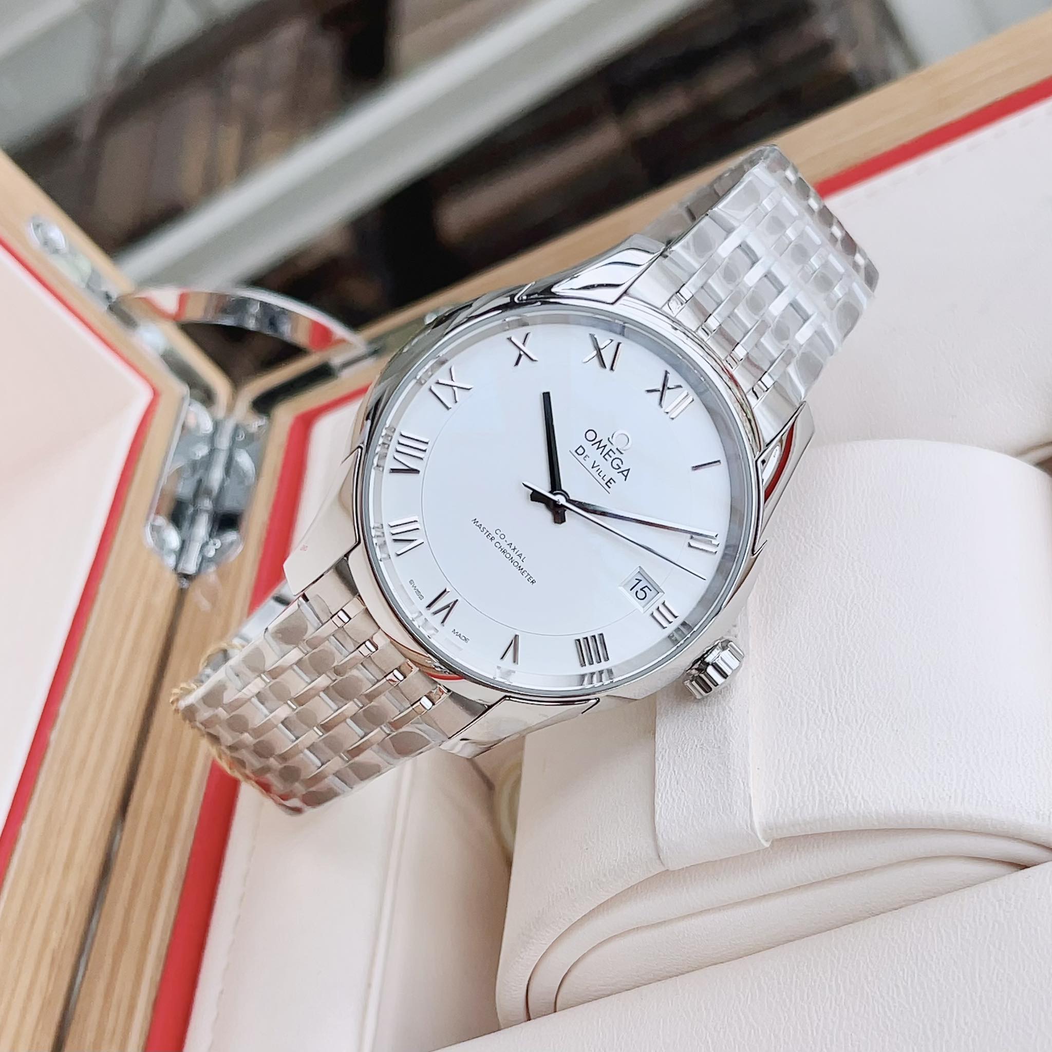 Ảnh 2 của (ĐỒNG HỒ NAM) (NEW) Omega De Ville Hour Vision Watch 433.10.41.21.02.001 (43310412102001) 41mm