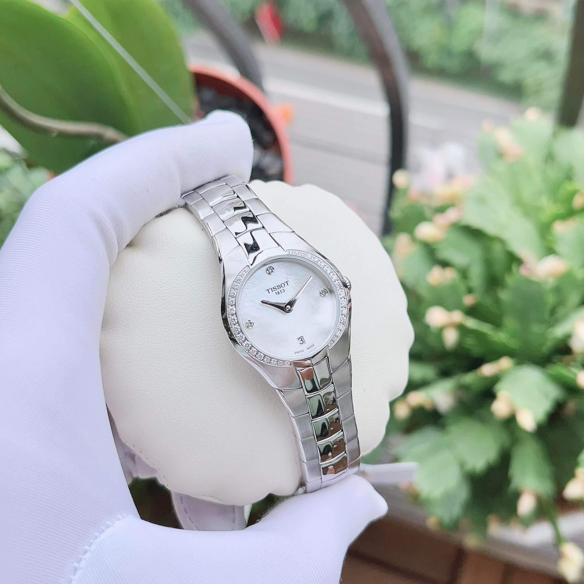(ĐỒNG HỒ NỮ) Tissot T-round T096.009.61.116.00 (T0960096111600 ) 26MM