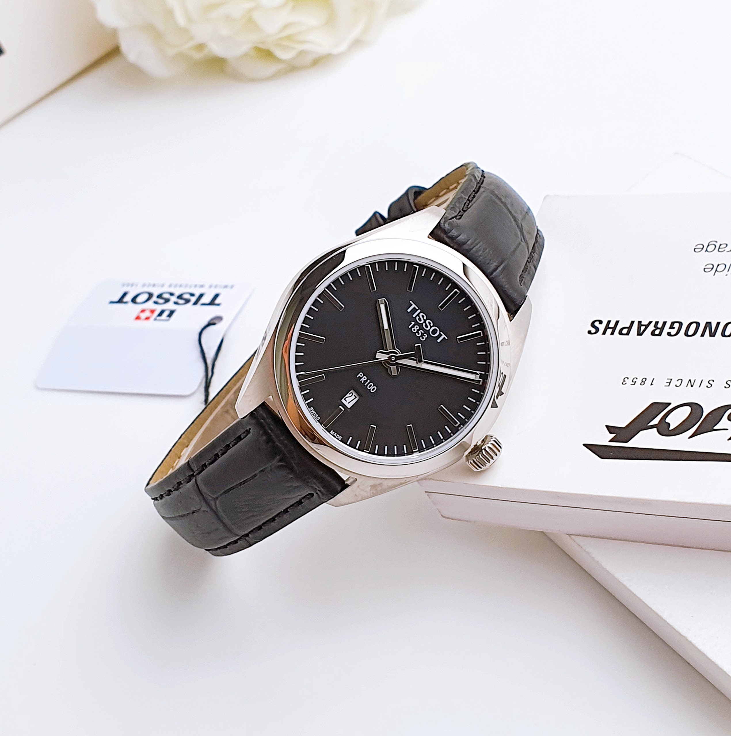 Ảnh 5 của (ĐỒNG HỒ NỮ) TISSOT PR 100 LADY T101.210.16.051.00 ( T1012101605100 33mm