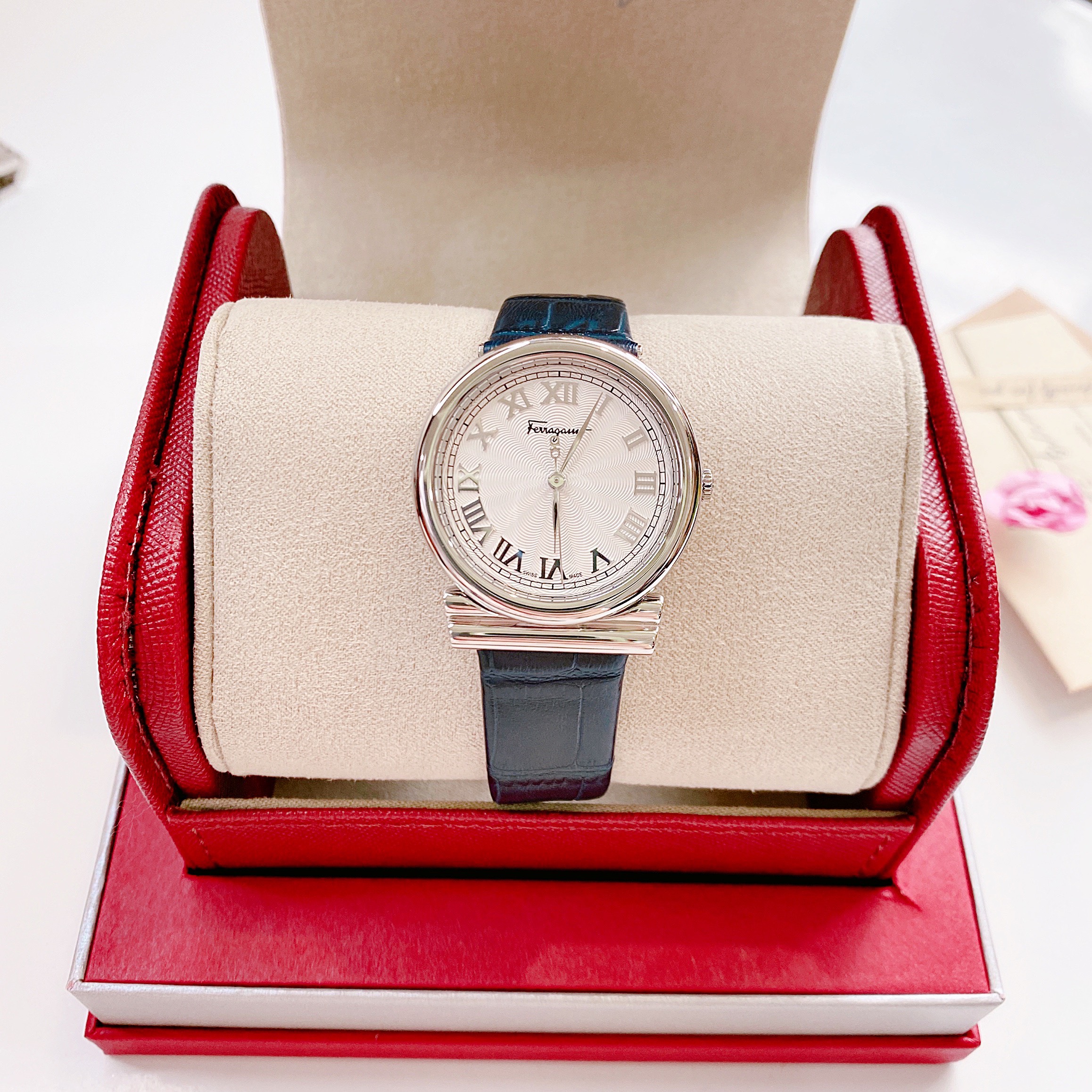 (ĐỒNG HỒ NỮ) Salvatore Ferragamo Gancini Watch 34MM