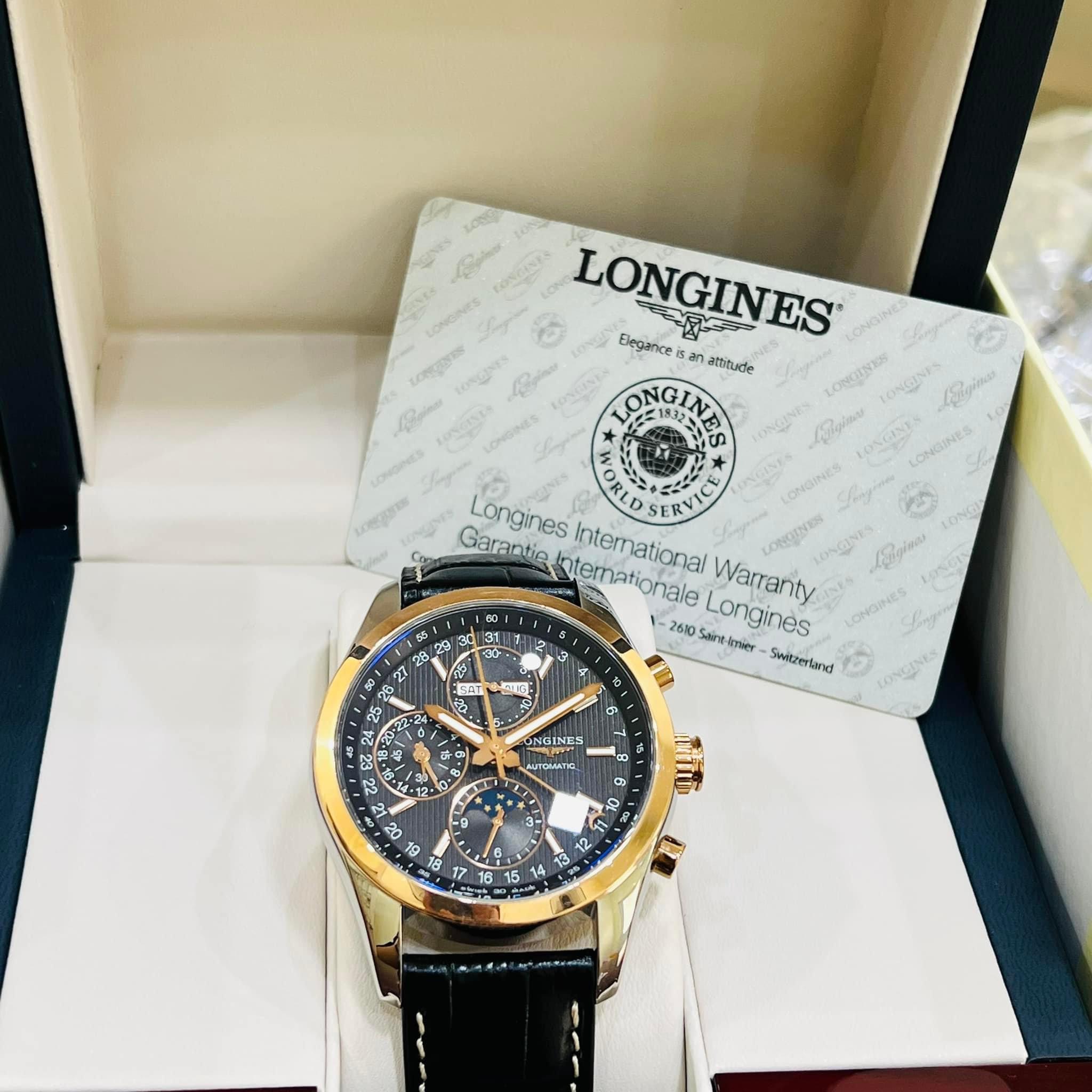 [HÀNG LƯỚT] Đồng hồ Longines L2.798.5.52.3 - Hàng Lướt 98% Fullbox Thẻ - Automatic - Kính Sapphire - Size mặt 42mm