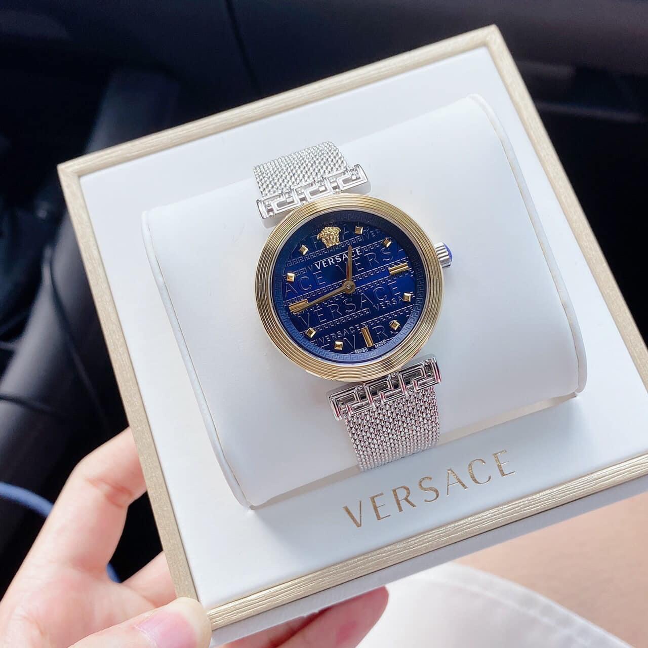 Ảnh 7 của (ĐỒNG HỒ NỮ) Versace Meander VELW00520 Case Gold 37mm