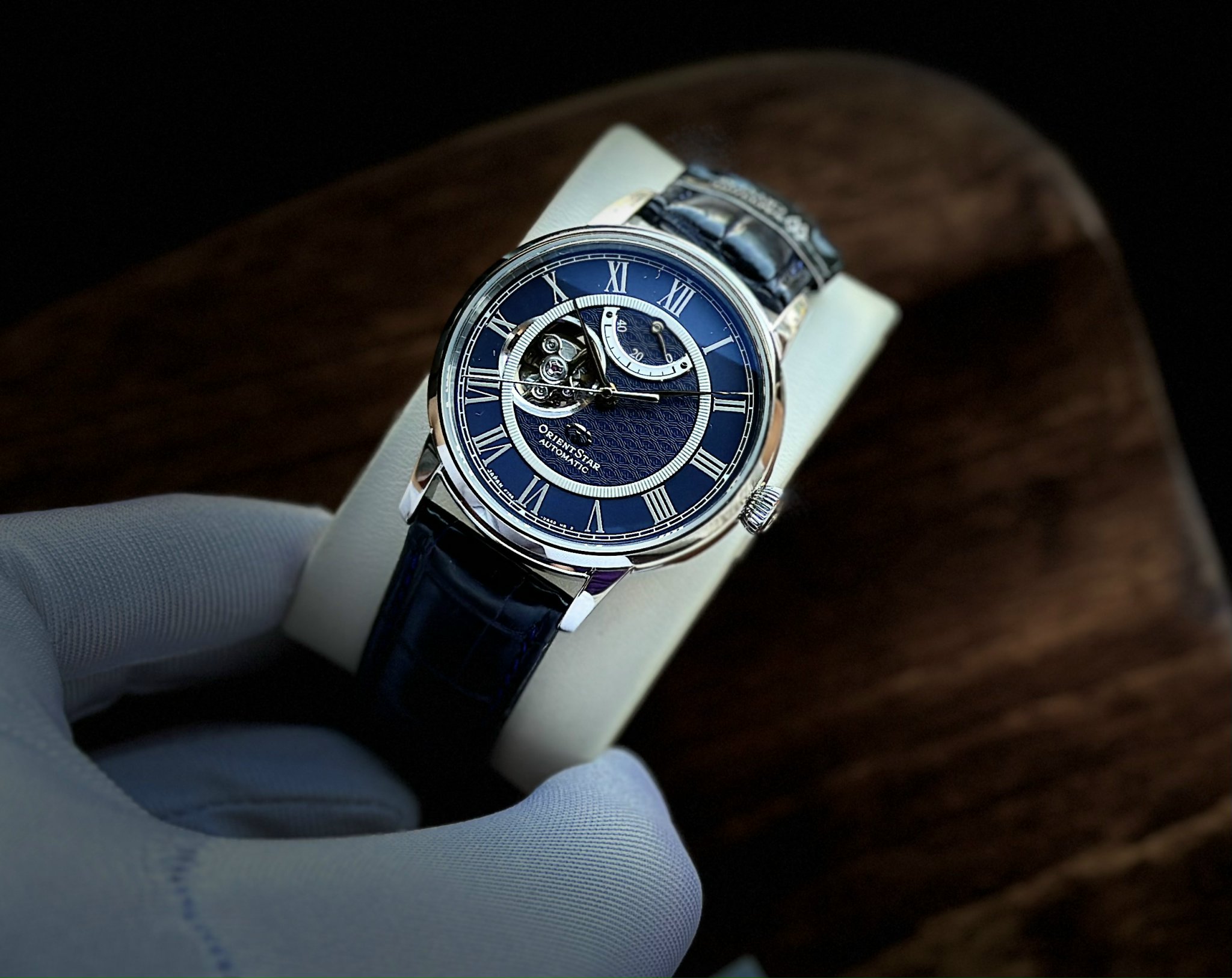 Ảnh 4 của (ĐỒNG HỒ NAM) ORIENT STAR AUTOMATIC OPEN HEART RK-HH0002L RKHH0002L 40mm
