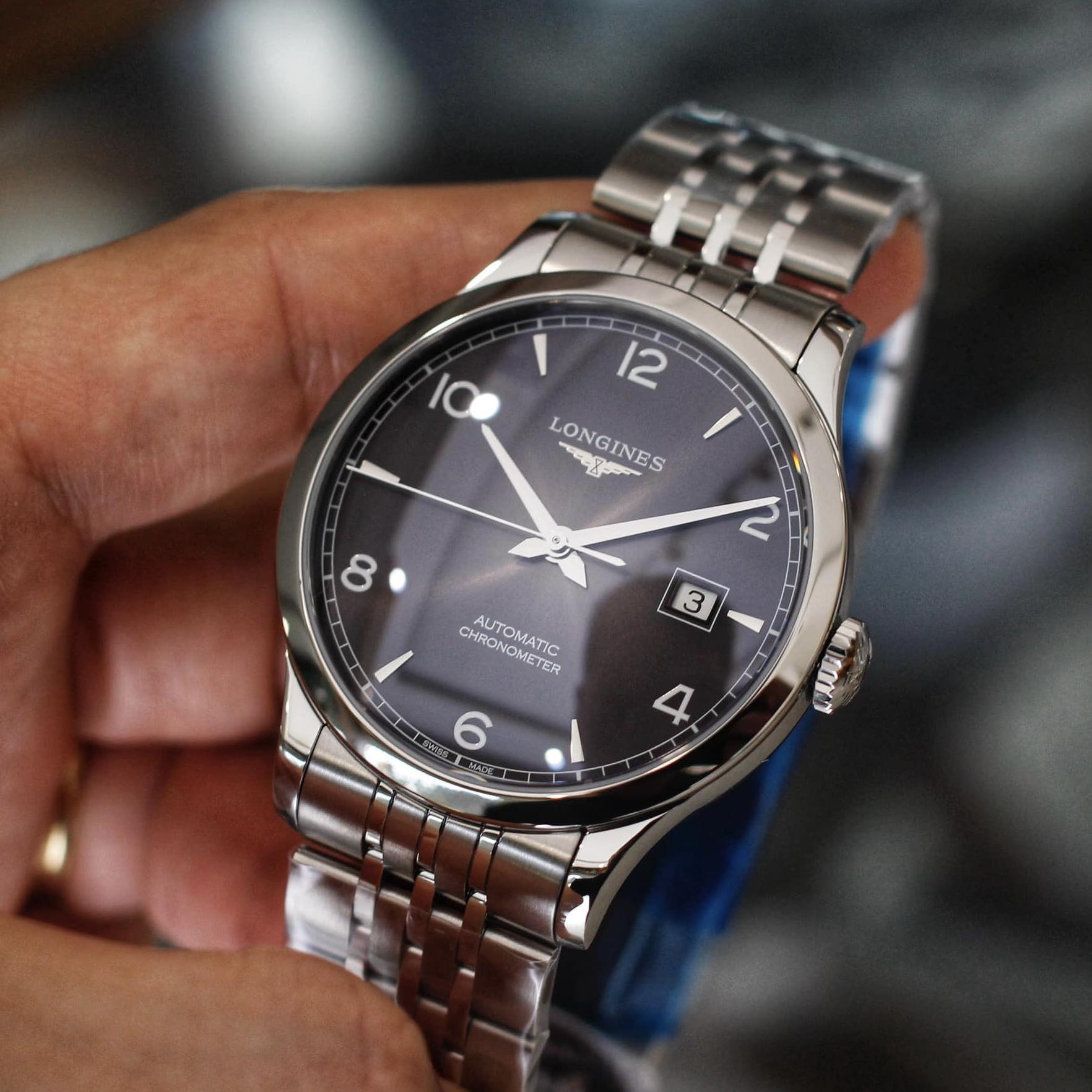 Ảnh 5 của (ĐỒNG HỒ NAM) (NEW) Longines Record Collection 40mm L2.821.4.56.6 ( L28214566 )