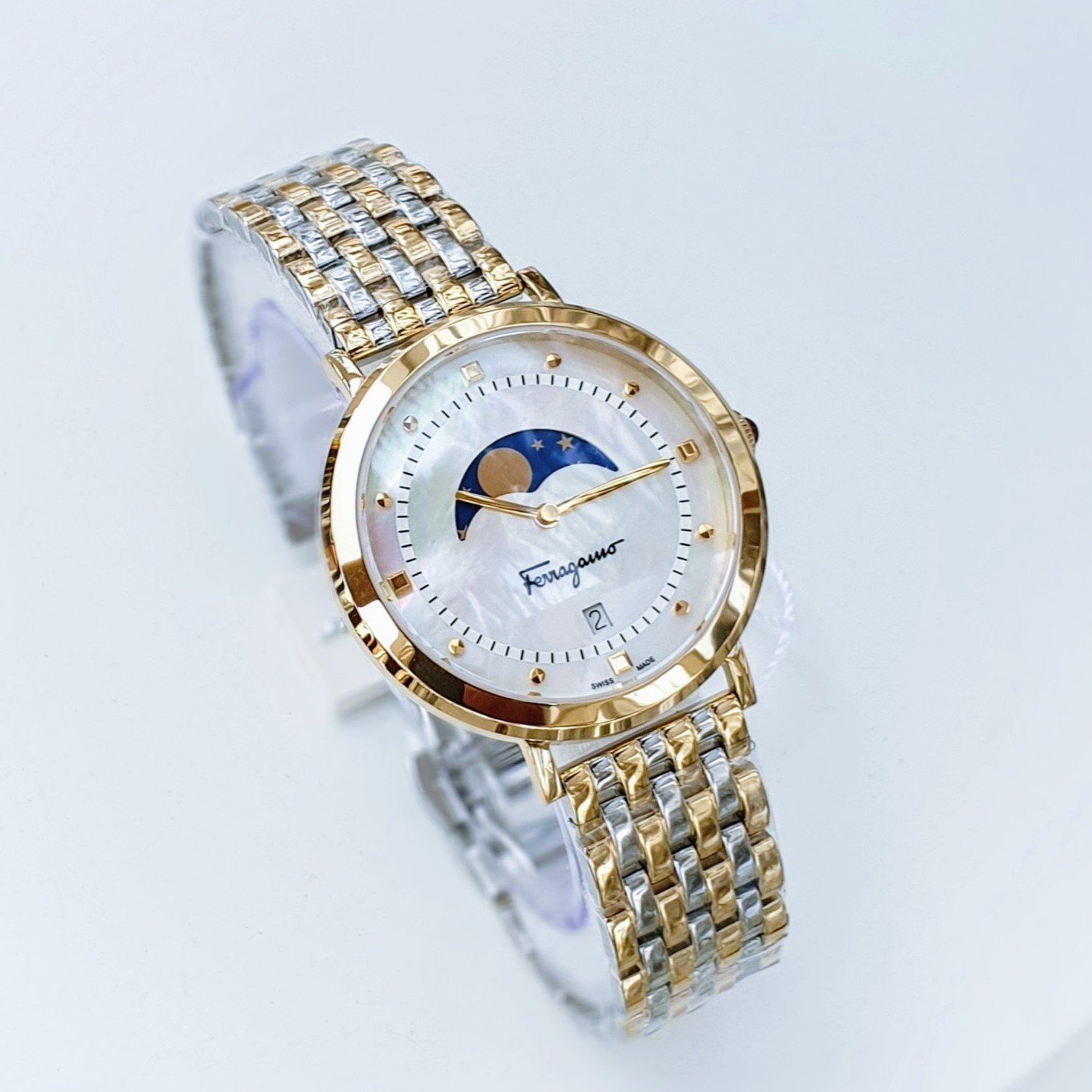 Ảnh 2 của (ĐỒNG HỒ NỮ) Salvatore Ferragamo SFUH00421 Logomania Moon Watch 36mm