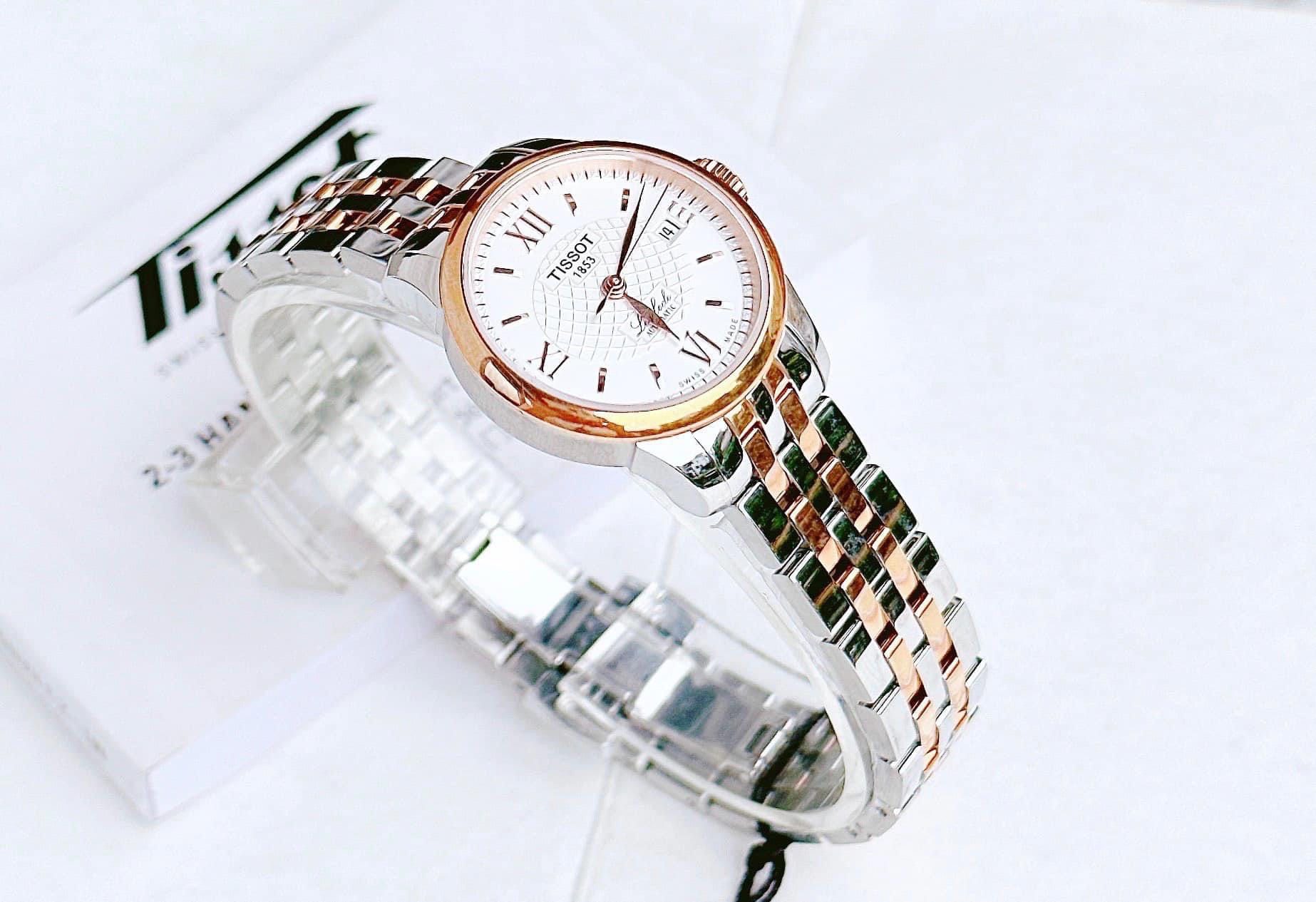 Ảnh 4 của (ĐỒNG HỒ NỮ) TISSOT LE LOCLE AUTOMATIC SMALL LADY (25.30)  T41.2.183.33 ( T41218333 ) 25.3mm