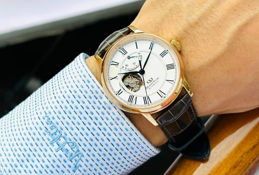 Ảnh 2 của (ĐỒNG HỒ NAM) Orient Star Open Heart RK-HH0003S 40mm