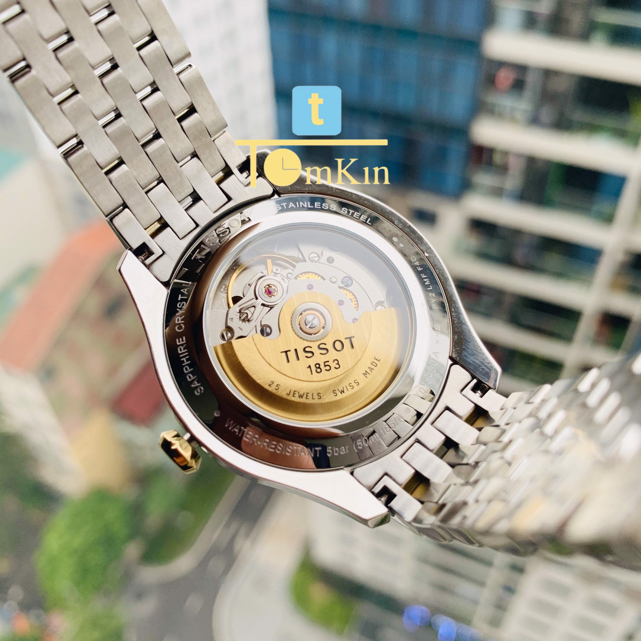 Ảnh 3 của Tissot Automatic Day Date T038.430.22.037.00 ( T0384302203700 )