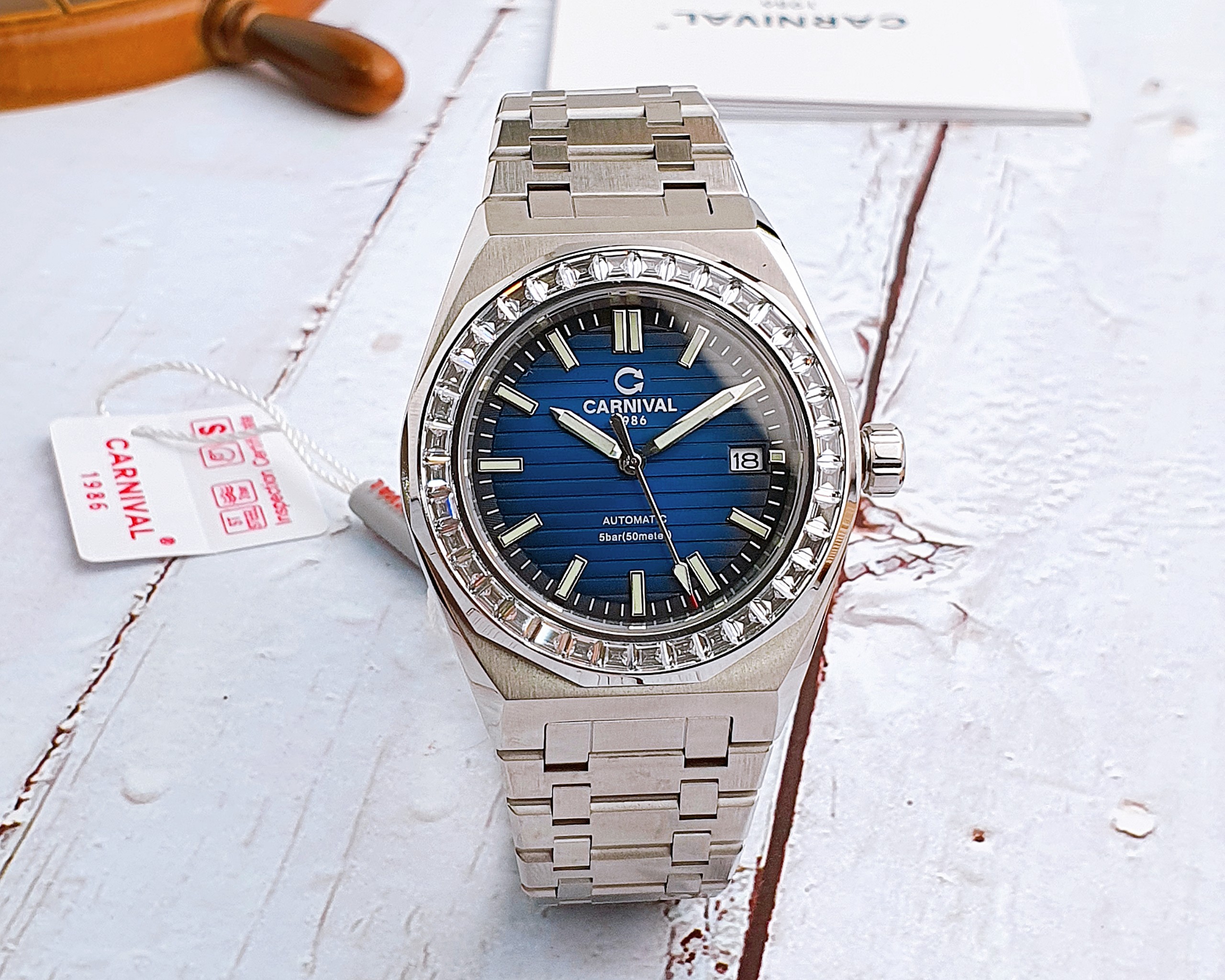 (ĐỒNG HỒ NAM) (New) Carnival 8107GC.G8107.104.011 42mm
