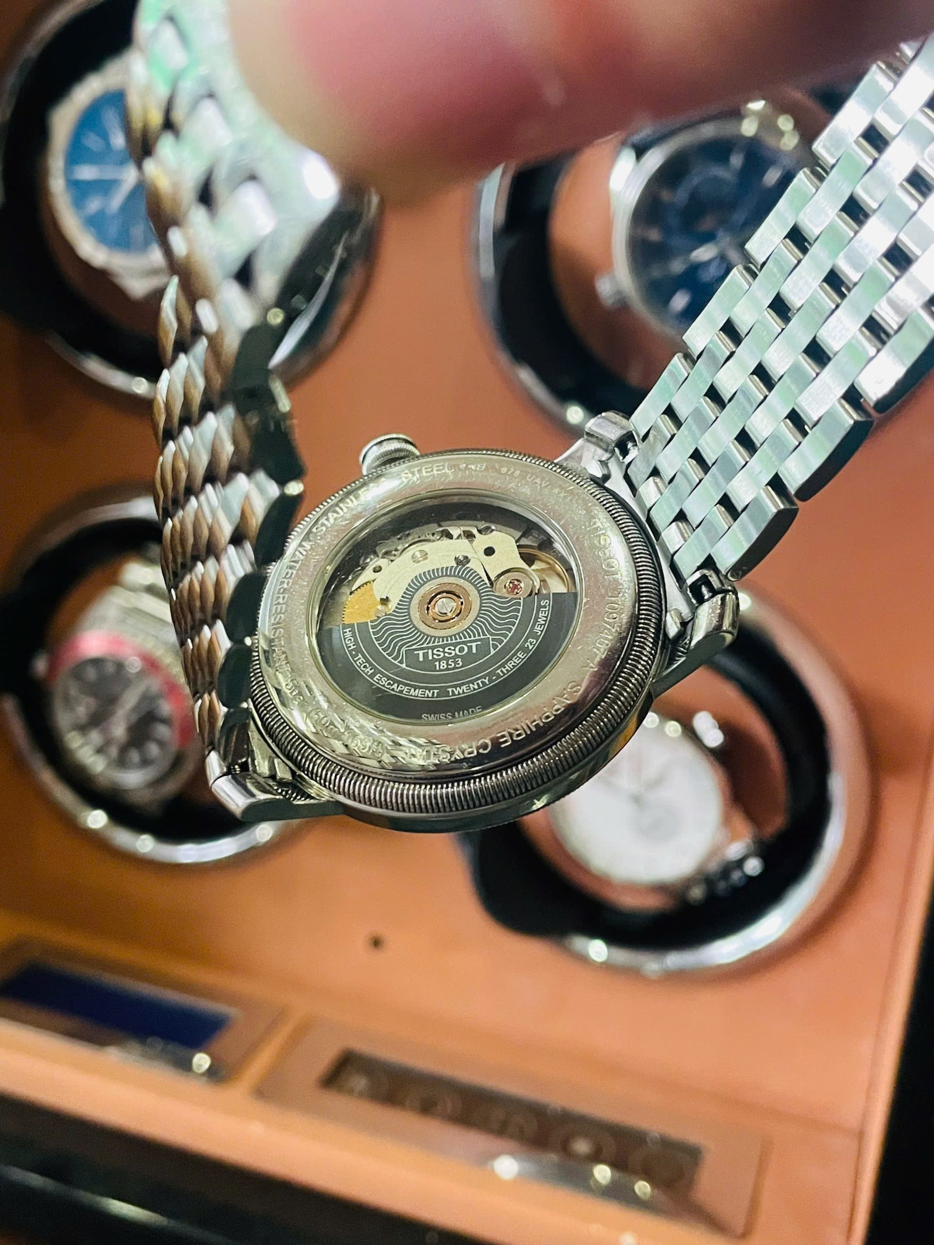 Ảnh 6 của ( DEAL LƯỚT ) (ĐỒNG HỒ NAM) Tissot T-Classic Bridgeport Powermatic 80 T097.407.11.033.00 used ( T0974071103300 ) 40mm