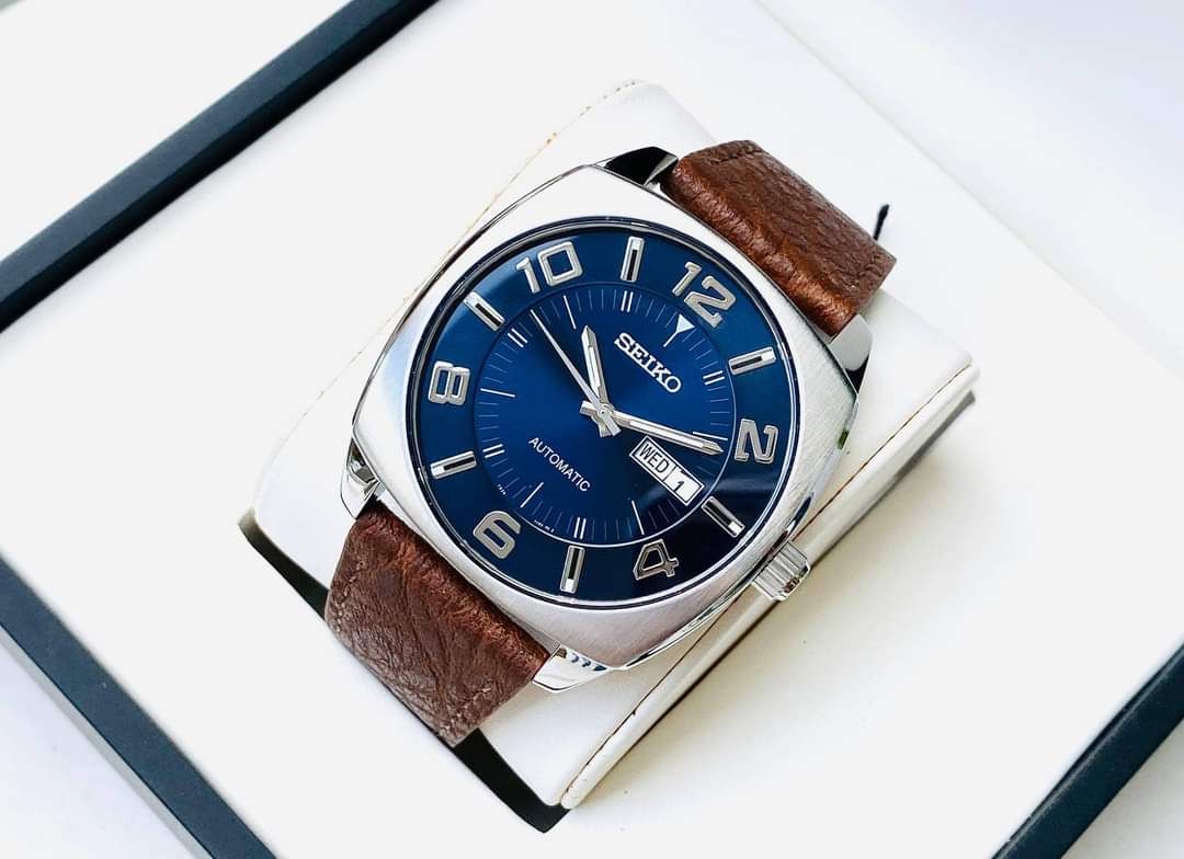 (ĐỒNG HỒ NAM) Seiko Automatic SNKN37 Recraft Blue Dial 43.5mm