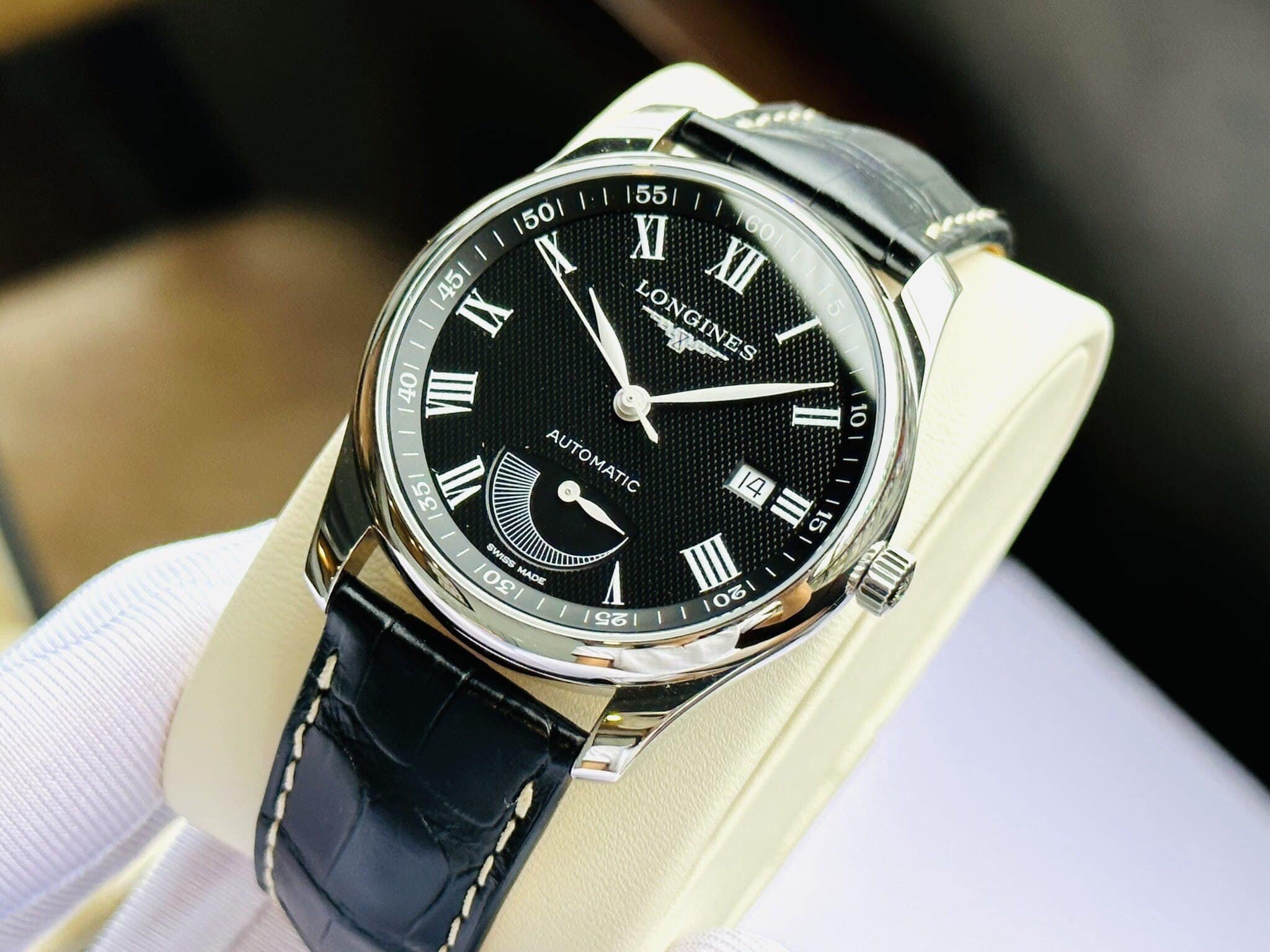 (ĐỒNG HỒ NAM) (NEW) Longies Automatic L2.908.4.51.7 Master Collection ( L29084517 ) 40mm