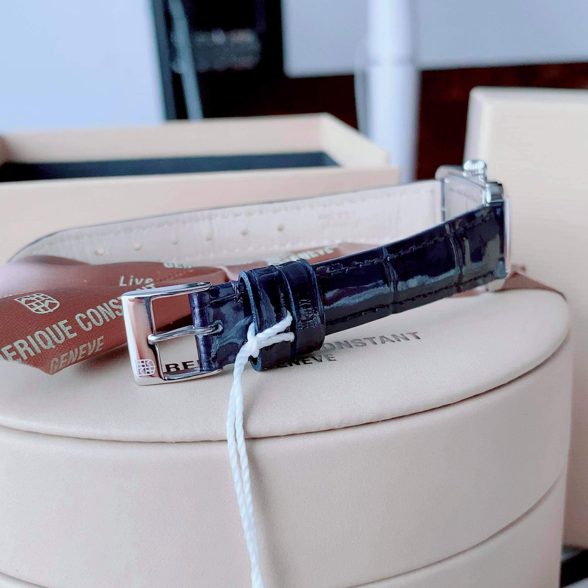 Ảnh 4 của (ĐỒNG HỒ NỮ) Frederique Constant Carree FC-200MC16 ( FC200MC16 ) ( 200MC16 ) 28mm