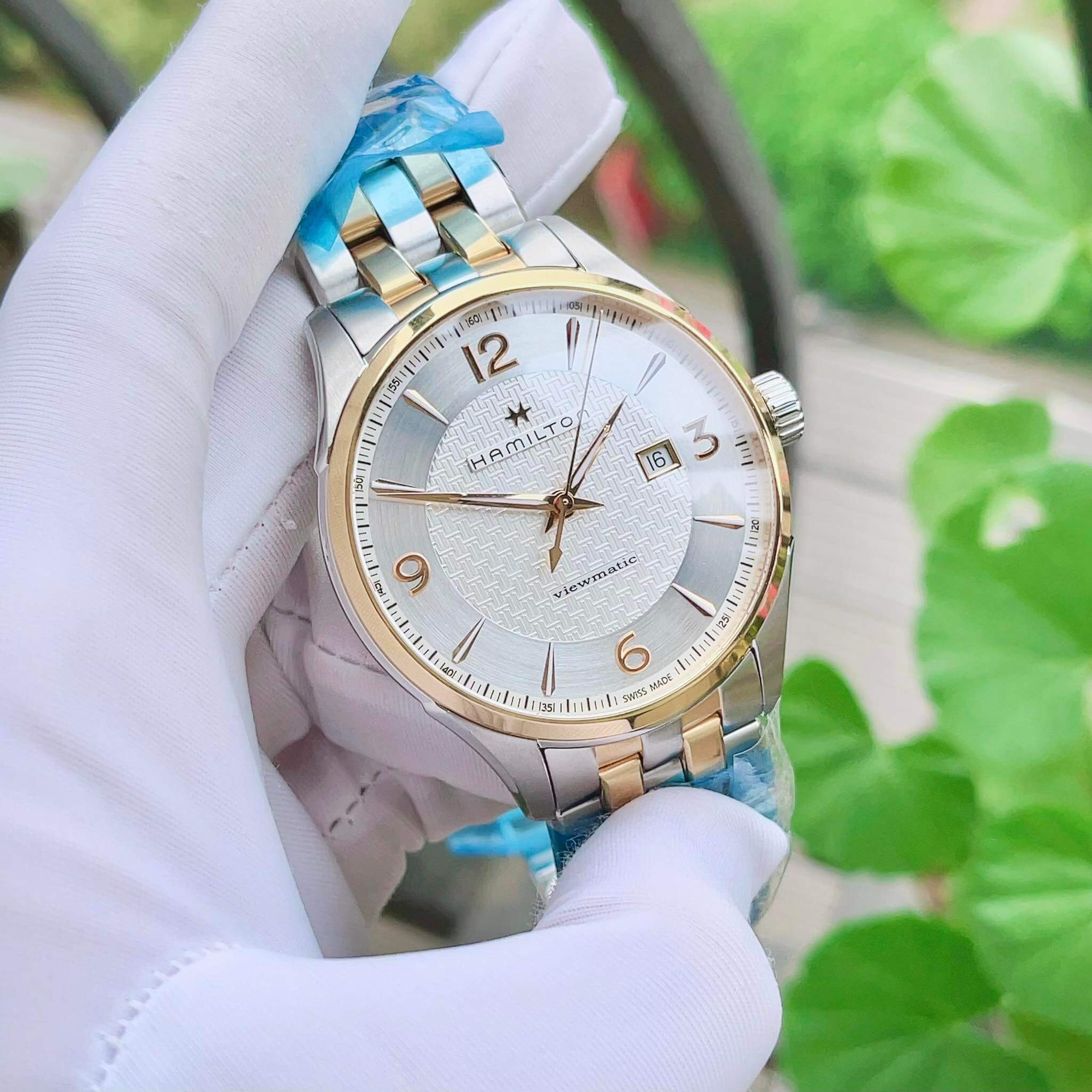 Ảnh 3 của (ĐỒNG HỒ NAM) (NEW) Hamilton Jazzmaster Viewmatic H42725151 44mm