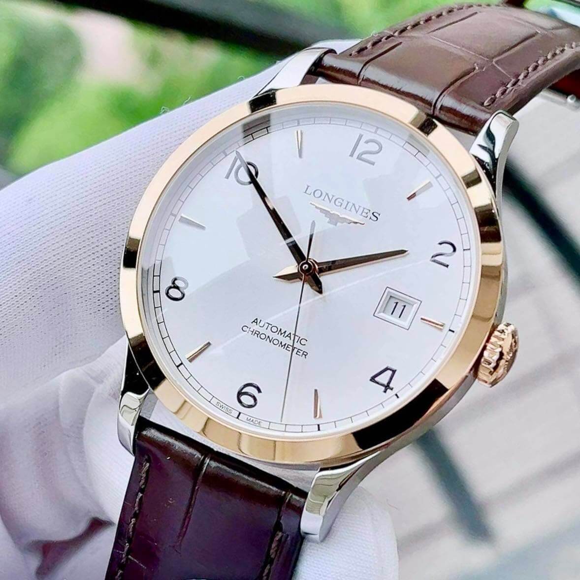 Ảnh 2 của ĐỒNG HỒ NAM (New) LONGINES RECORD COLLECTION L2.821.5.76.2 (L28215762) 40MM
