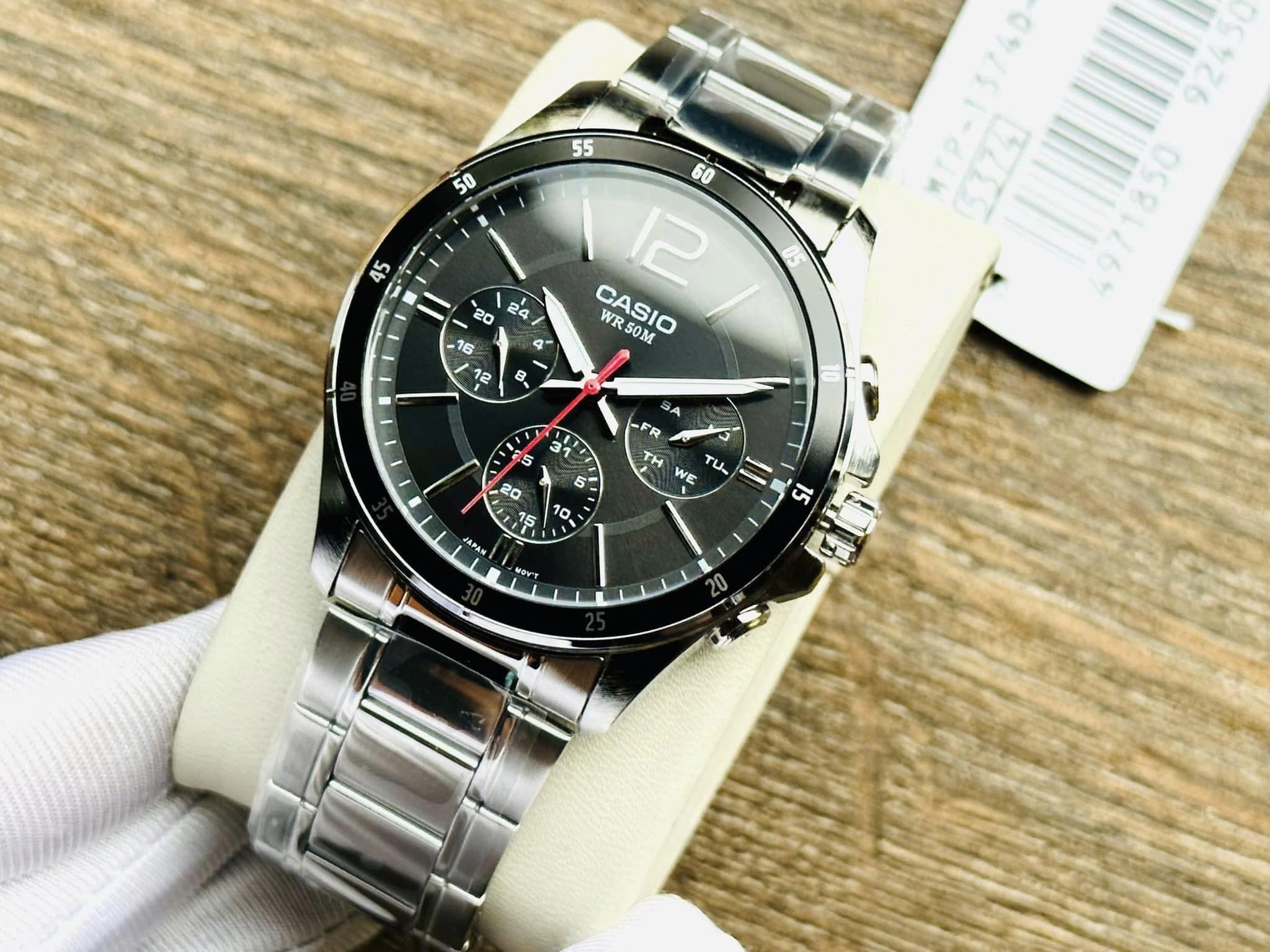 Ảnh 2 của (ĐỒNG HỒ NAM) Casio Quartz MTP-1374D-1AV ( MTP1374D1AV )