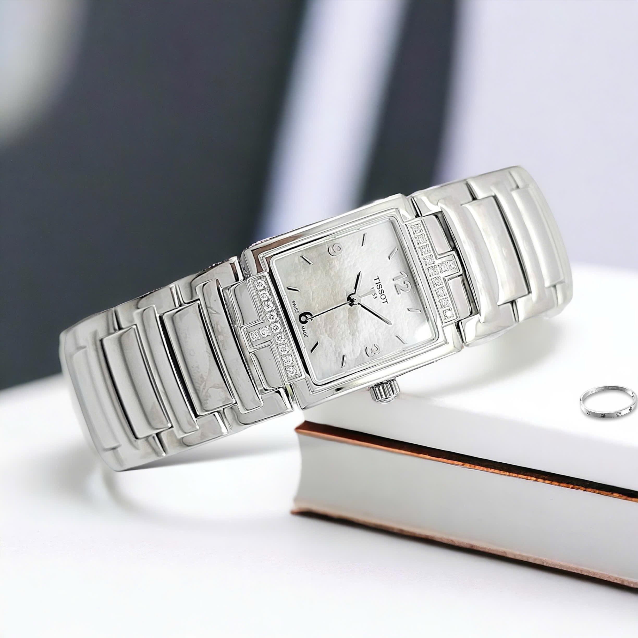 Ảnh 7 của (ĐỒNG HỒ NỮ) Tissot Quartz T051.310.61.117.00 T-Evocation Diamonds on Benzel ( T0513106111700 )
