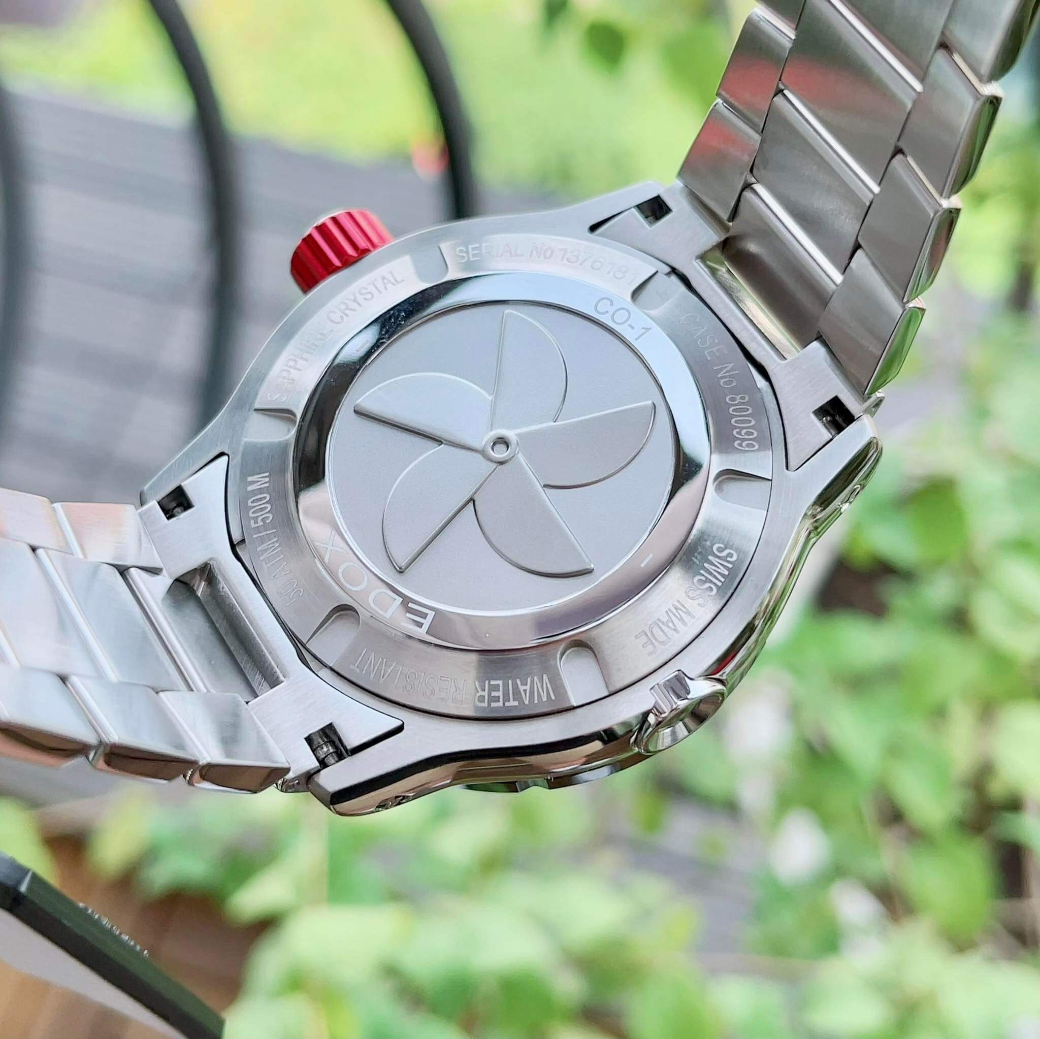 Ảnh 4 của (ĐỒNG HỒ NAM) (NEW) EDOX CHRONOFFSHORE AUTOMATIC 80099-3RM-NIN ( 800993RMNIN ), 43MM