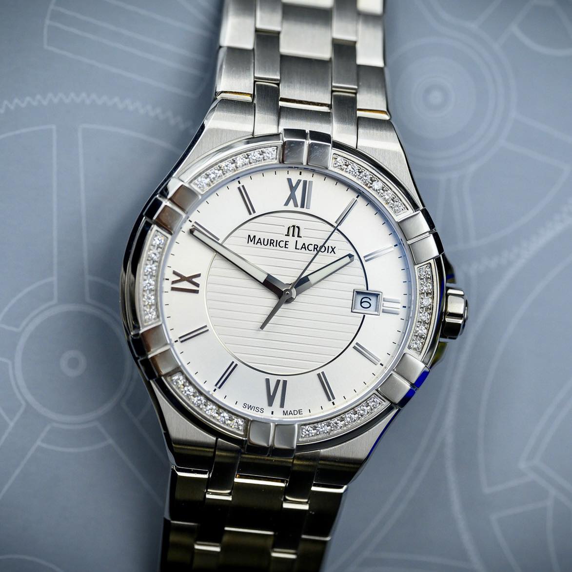 Ảnh 2 của (ĐỒNG HỒ NAM) (New) Maurice Lacroix Aikon Quartz AI1008-SD502-130-1 (AI1008SD5021301) 42mm