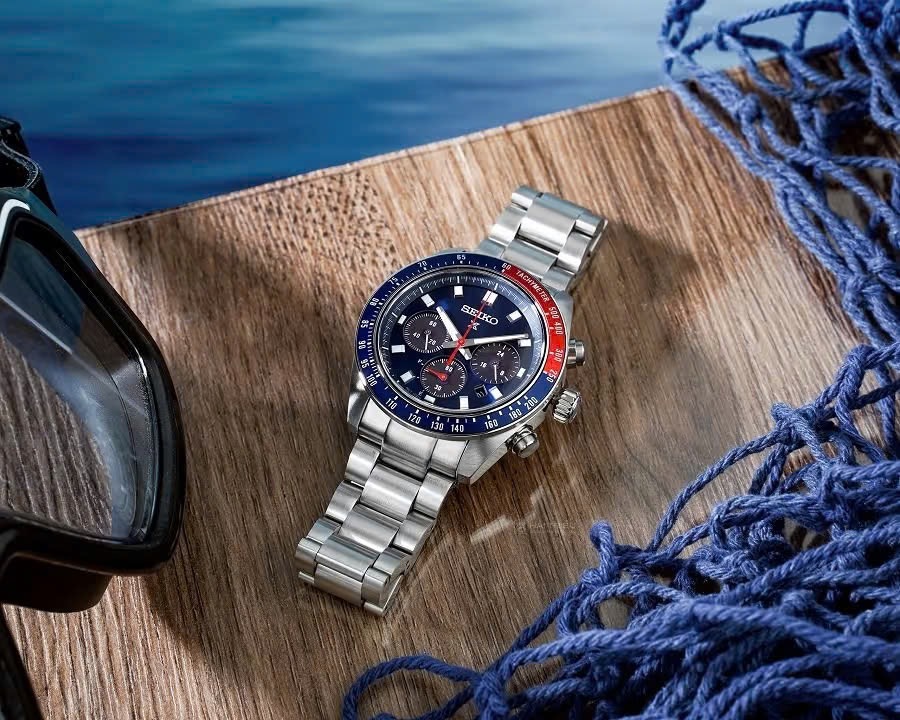 Ảnh 4 của (ĐỒNG HỒ NAM) Seiko Solar Prospex SSC913P1 Chronograph Speedtimer