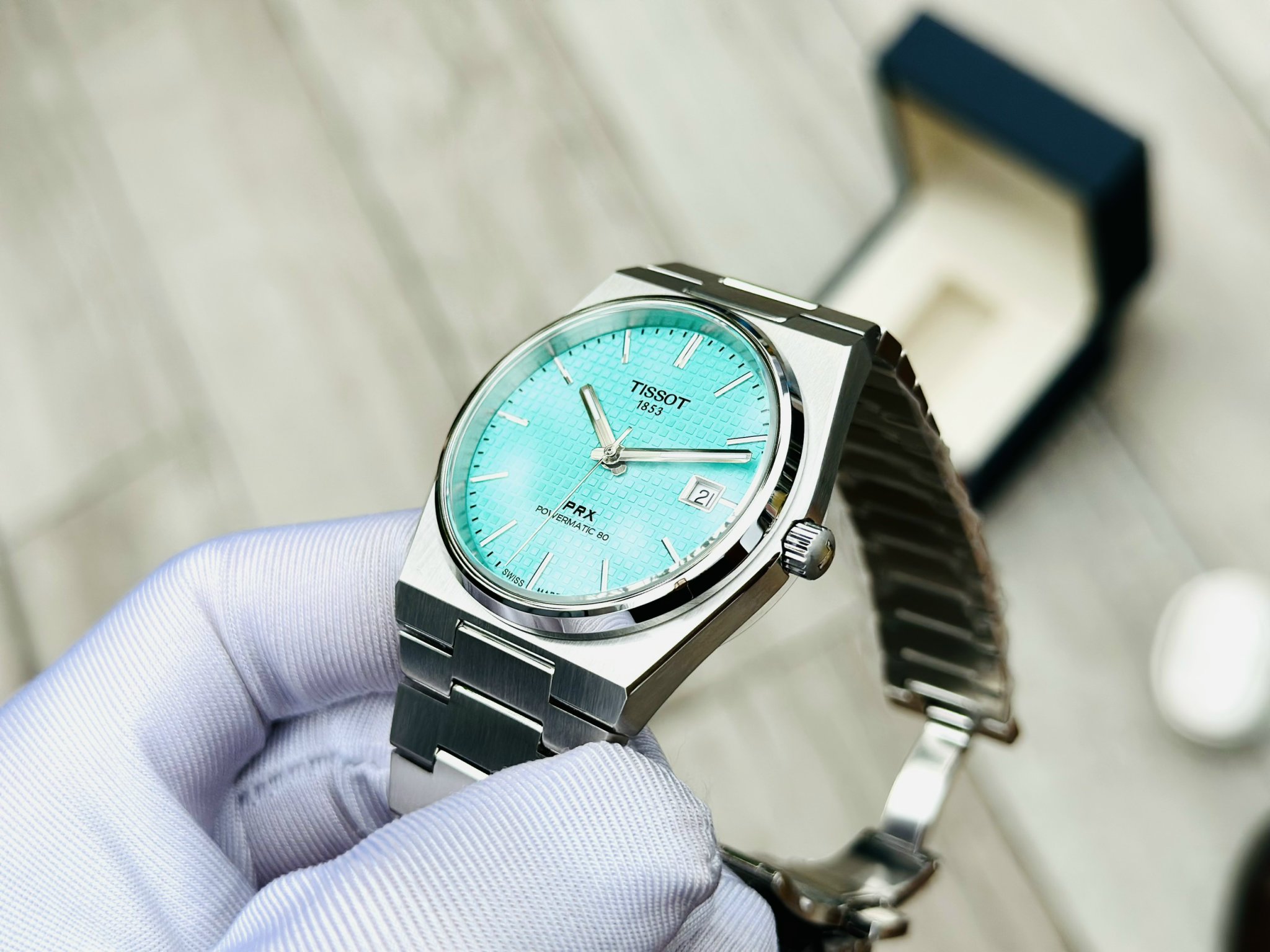 Ảnh 5 của (ĐỒNG HỒ NAM) Tissot PRX Powermatic 80 40mm T137.407.11.091.01 ( T1374071109101 )
